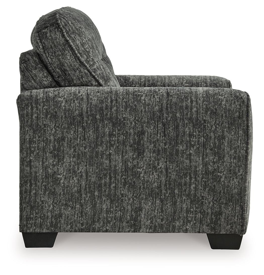 Ashley Furniture Lonoke - Chair And A Half - Gunmetal - Image 4