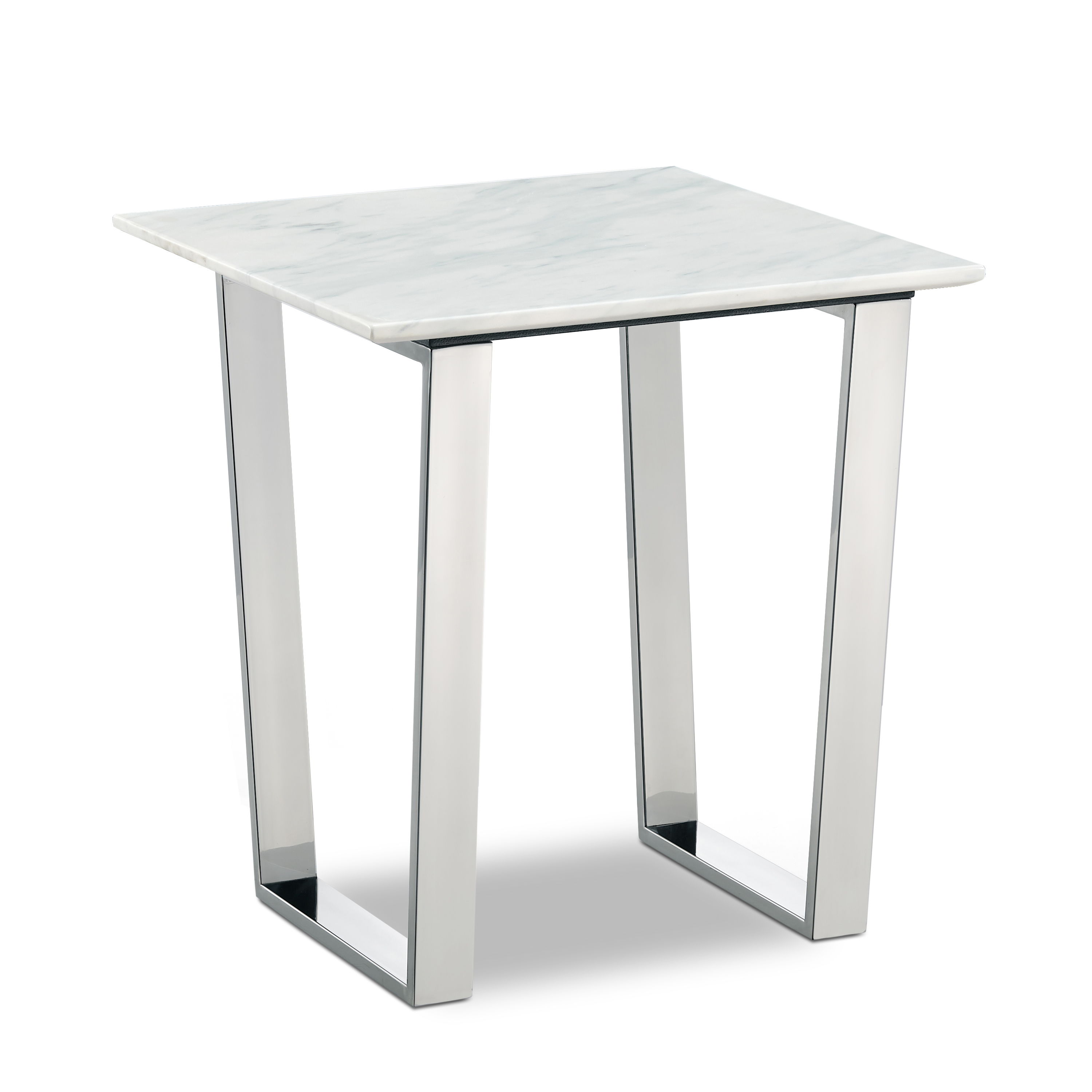 Carlton - End Table - Pearl Silver
