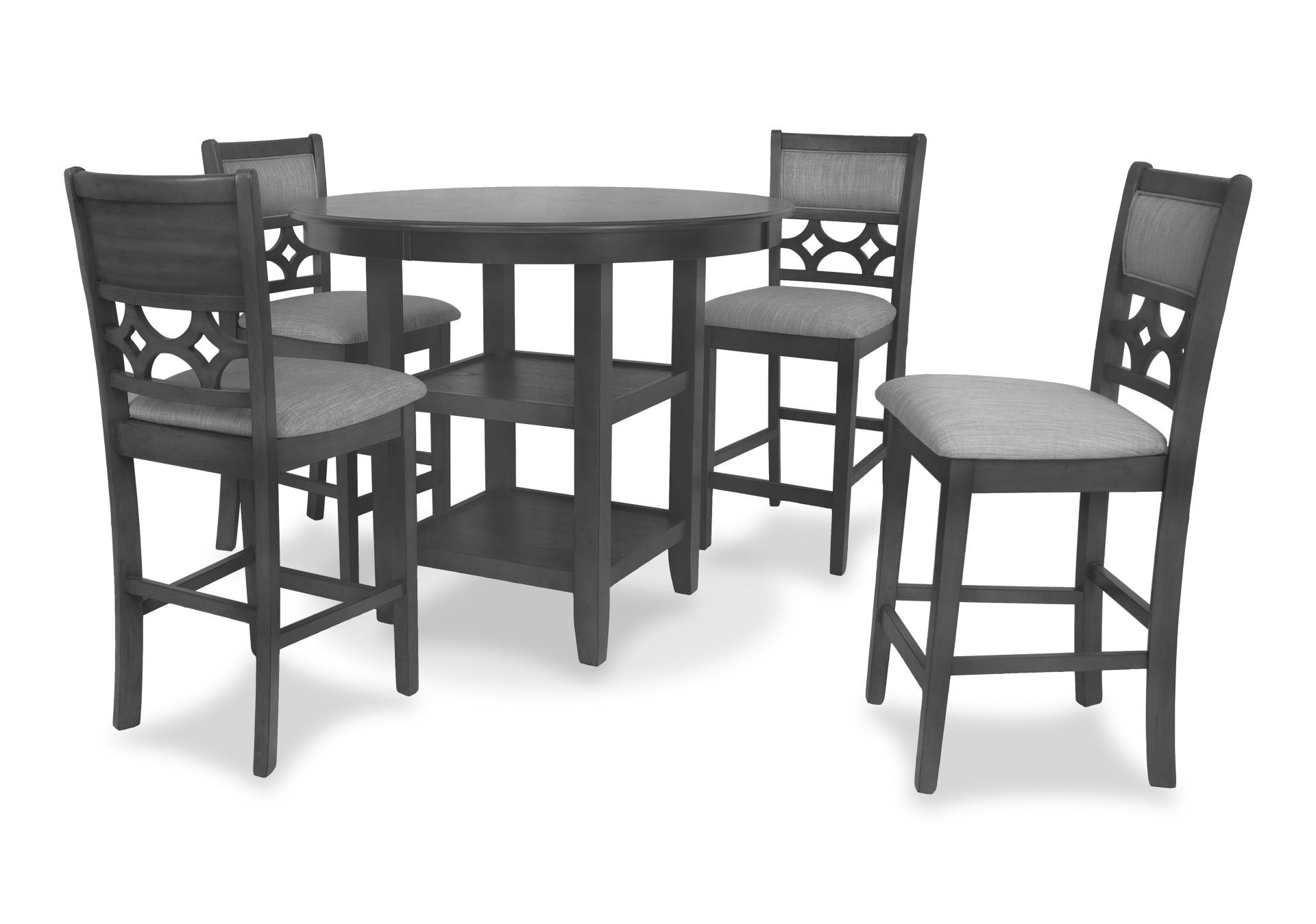 Mitchell - 5 Piece Counter Dining Set - Gray