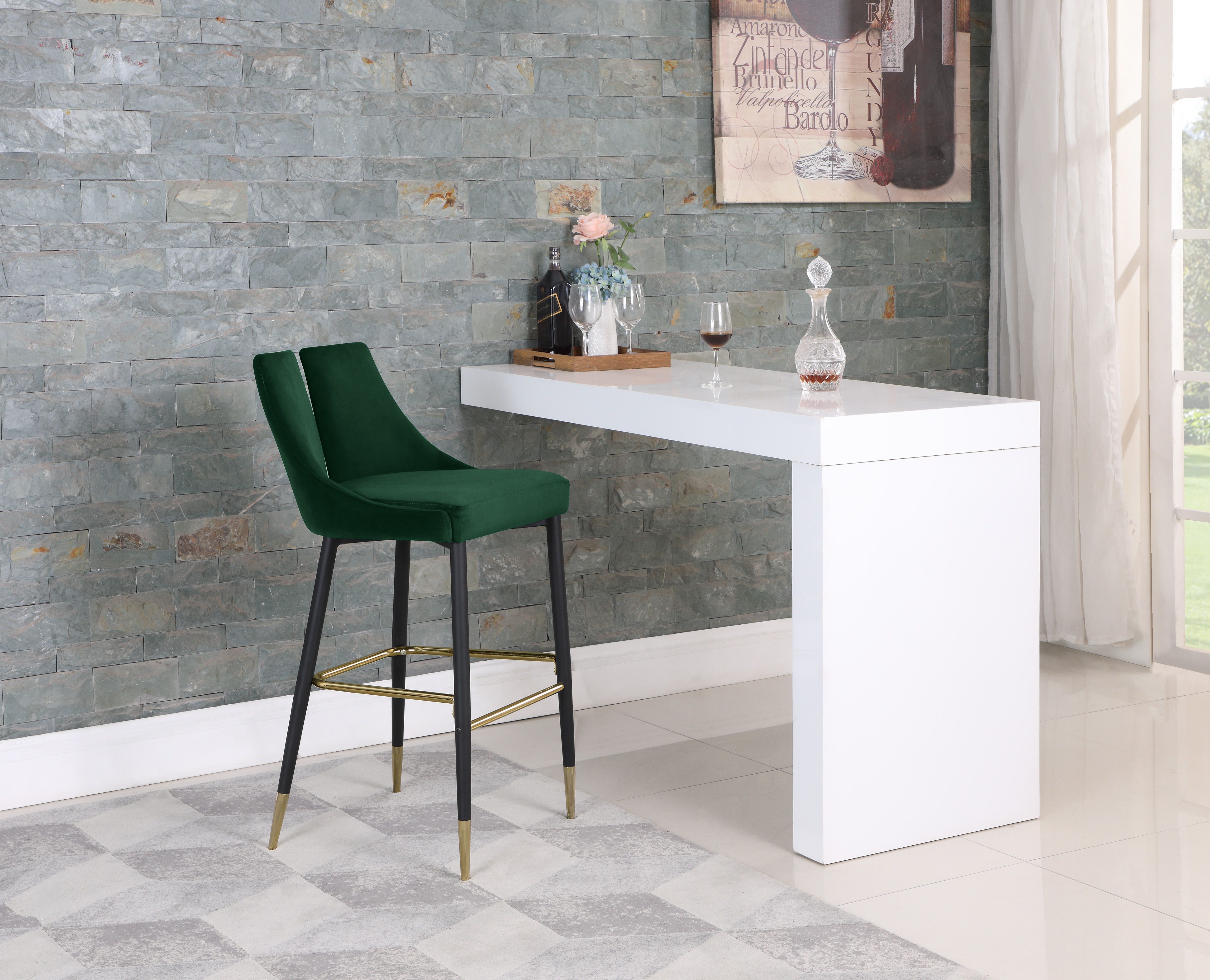 Sleek - Stool (Set of 2) - Green