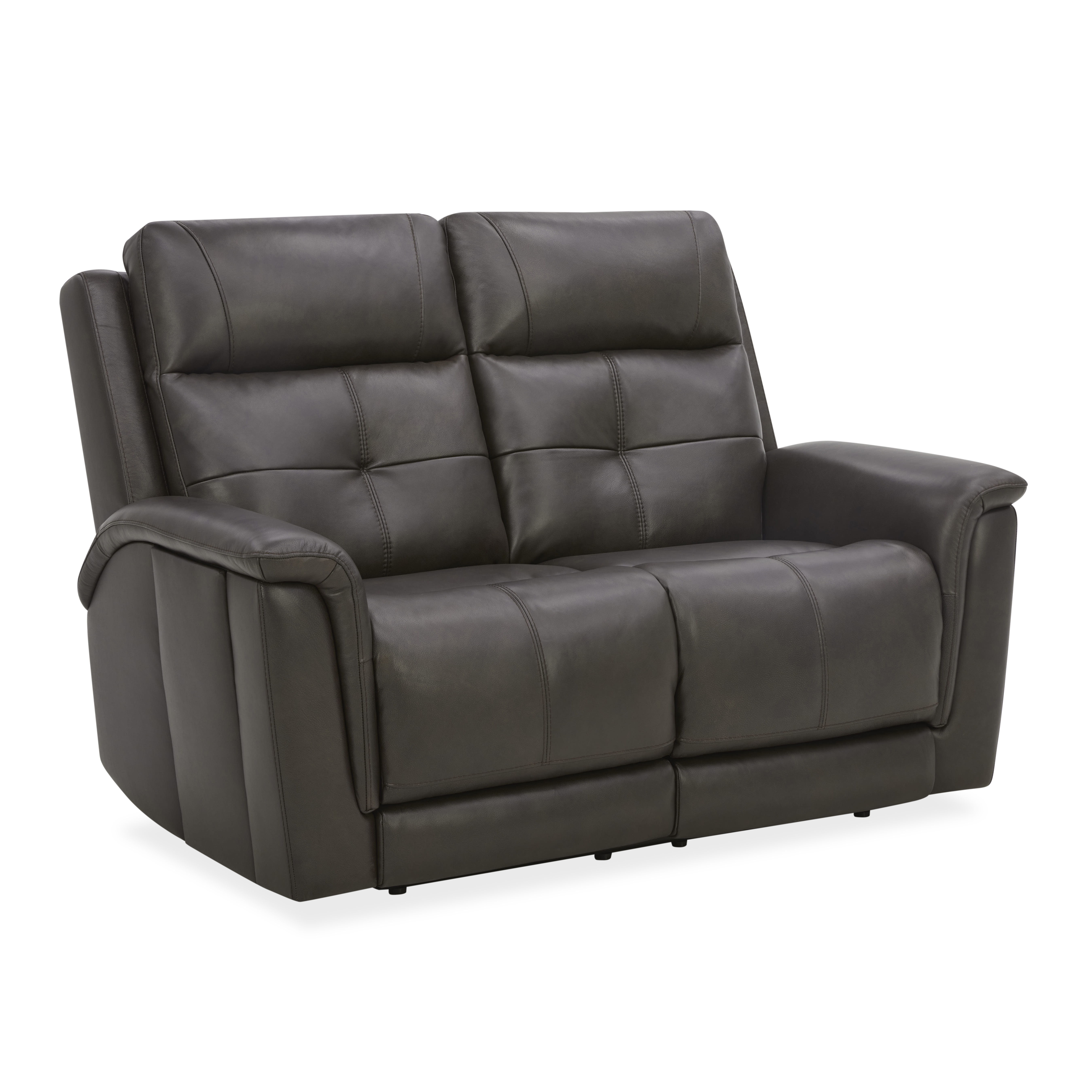 Ranger - Power Reclining Loveseat With Power Headrest, Lumbar, Heat & Massage - Dark Brown, dark brown