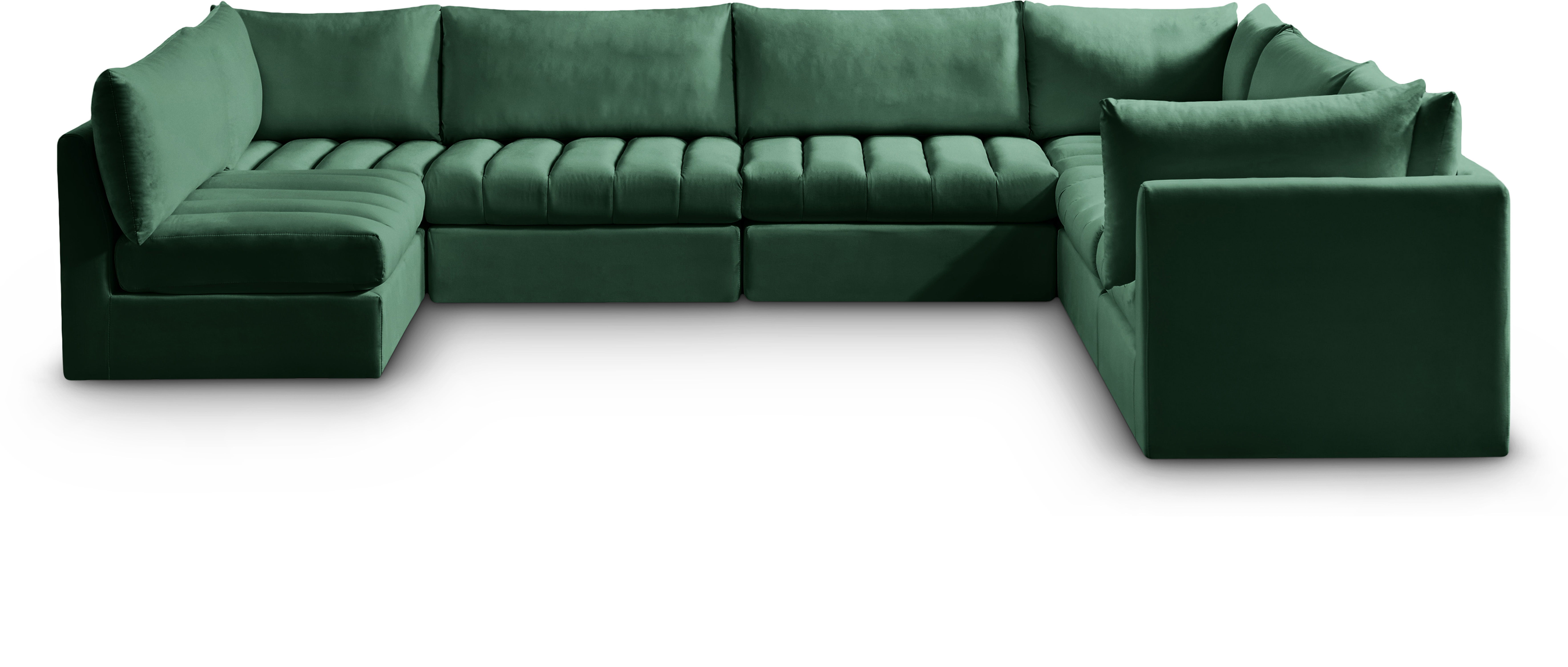 Jacob - Modular Sectional 7 Piece - Green