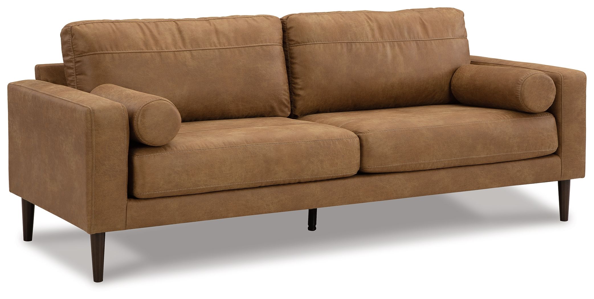 Ashley Furniture Telora - 2 Pc. - Sofa, Loveseat - Caramel - Image 2
