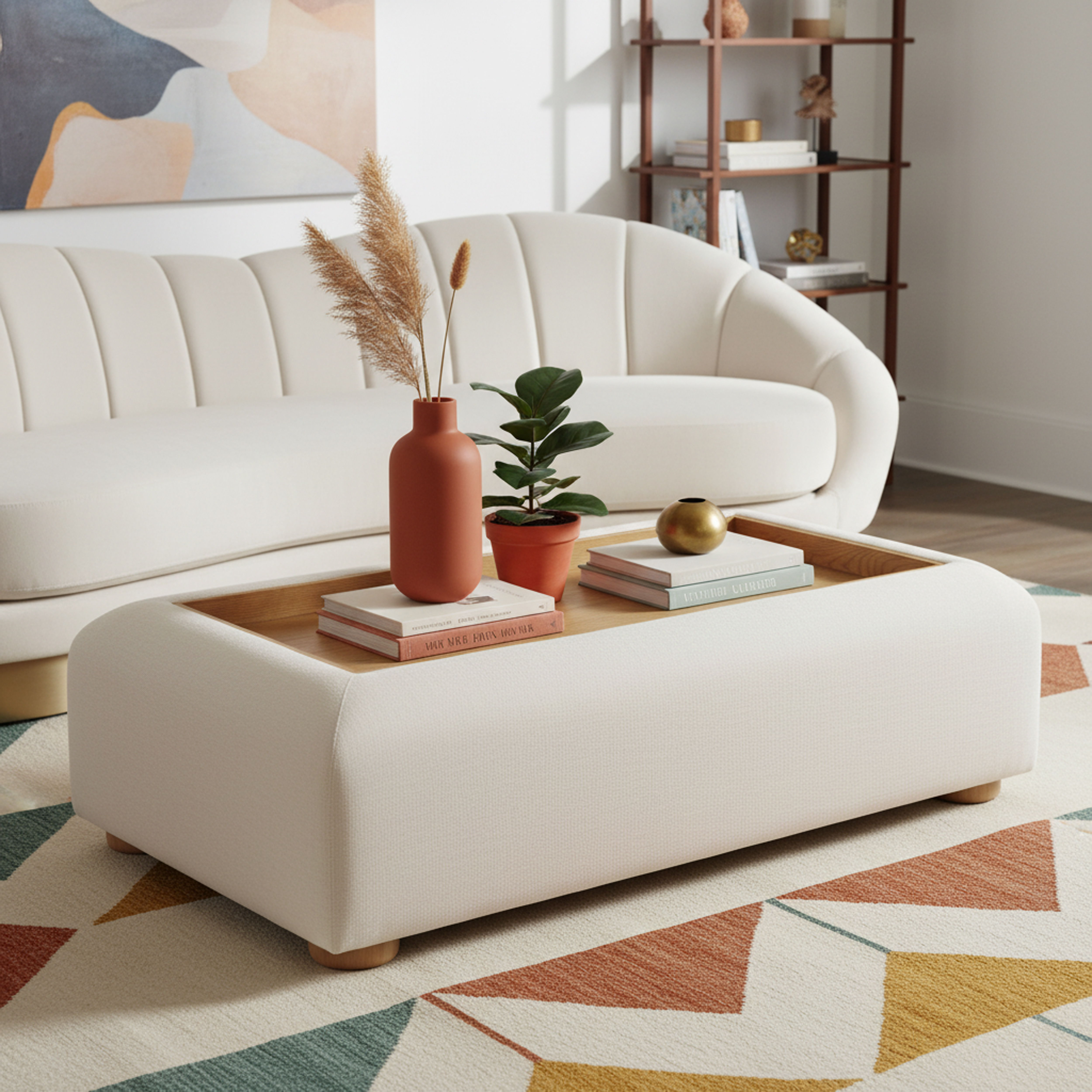 Diana - Coffee Table - Cream