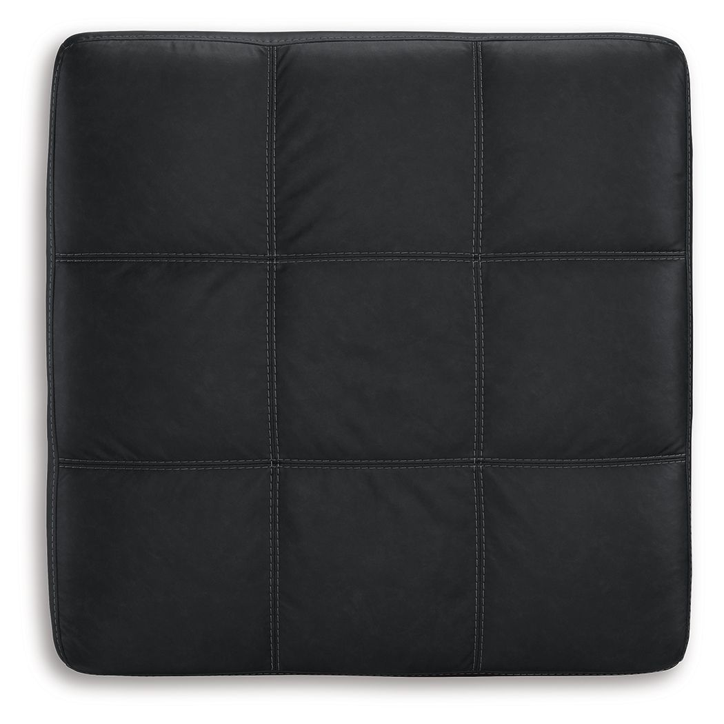 Ashley Furniture Barlin Mills - Oversized Accent Ottoman - Carbon - Image 4