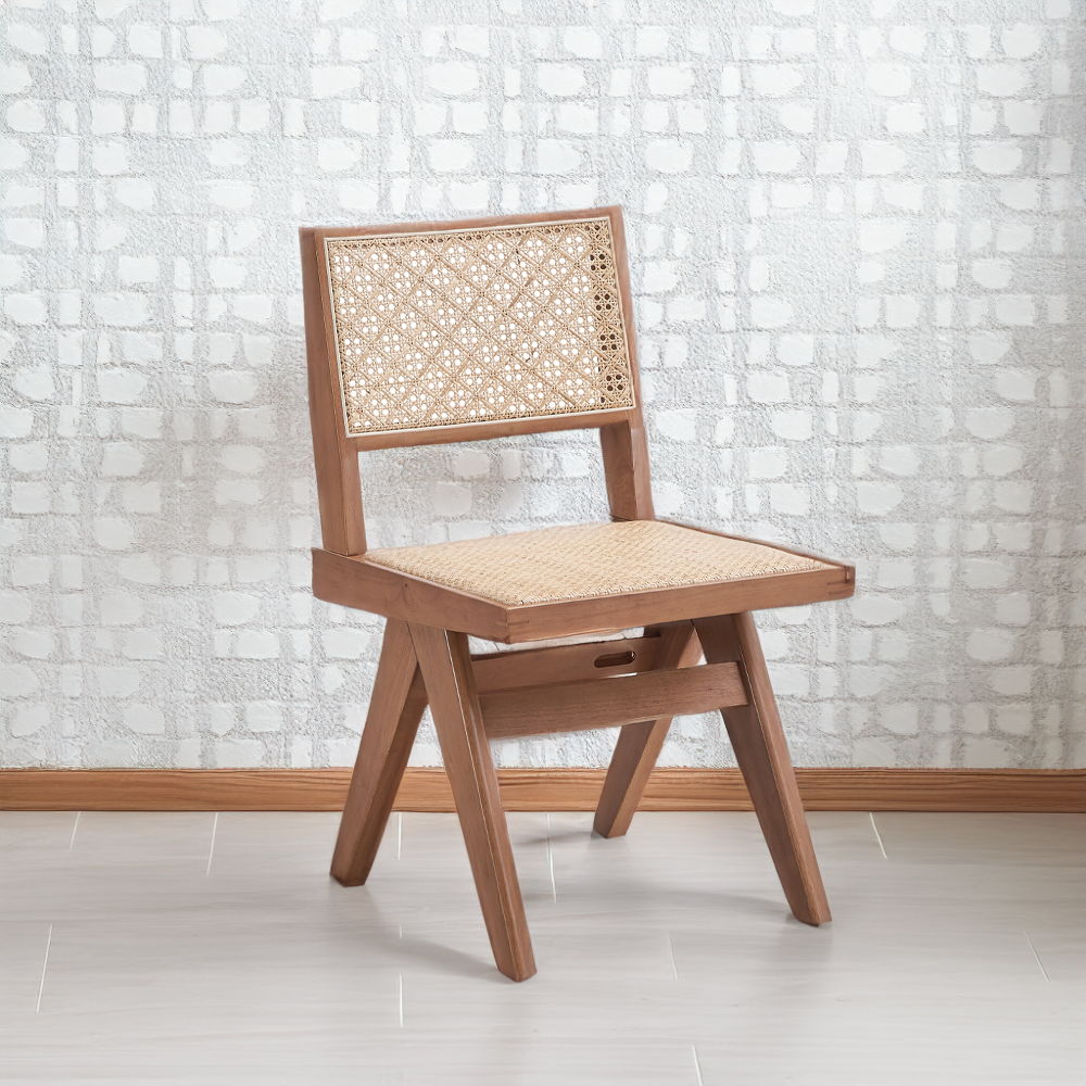 Velentina - Side Chair (Set of 2) - Rattan & Natural, light brown, view 6