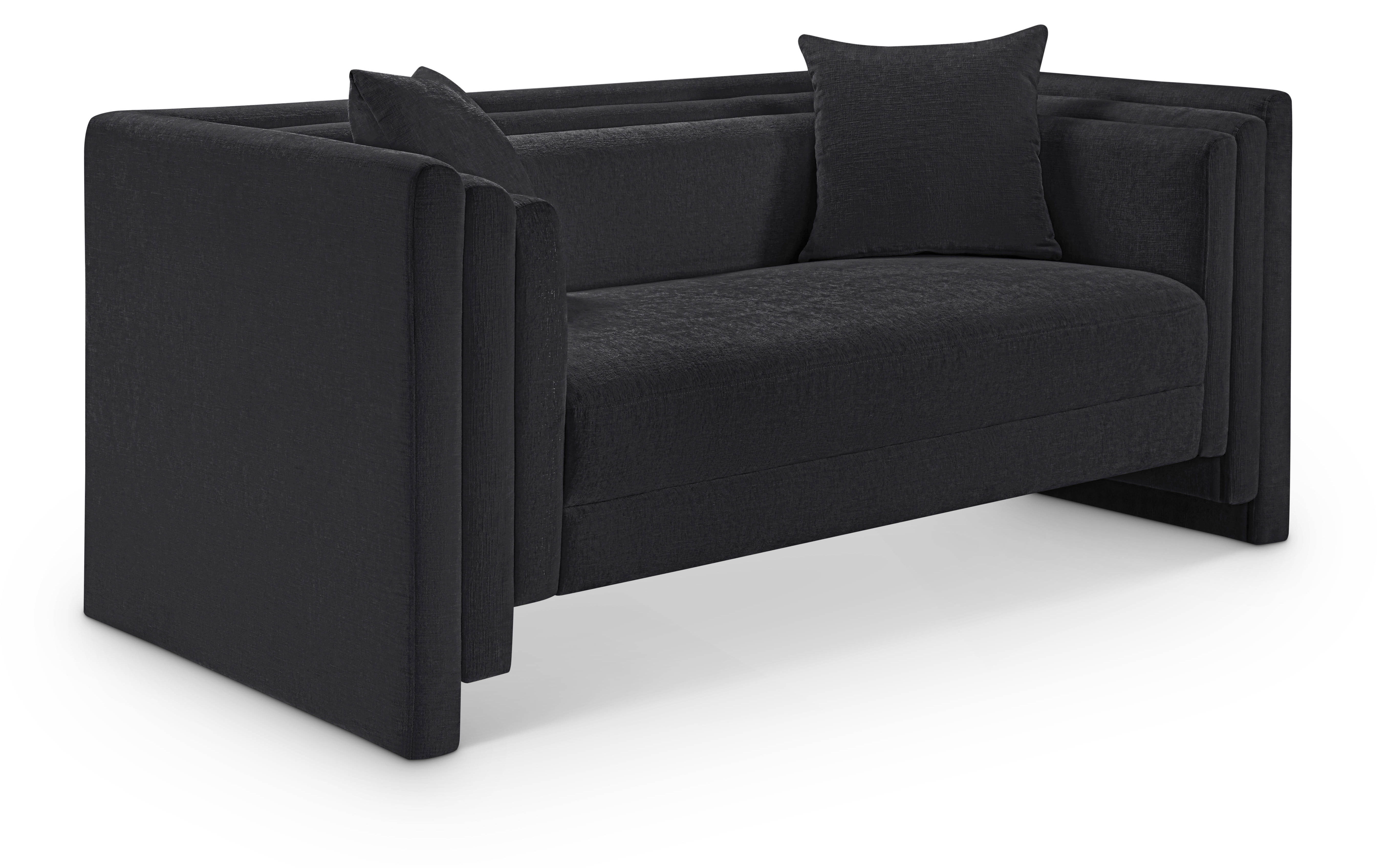 Everett - Loveseat - Black