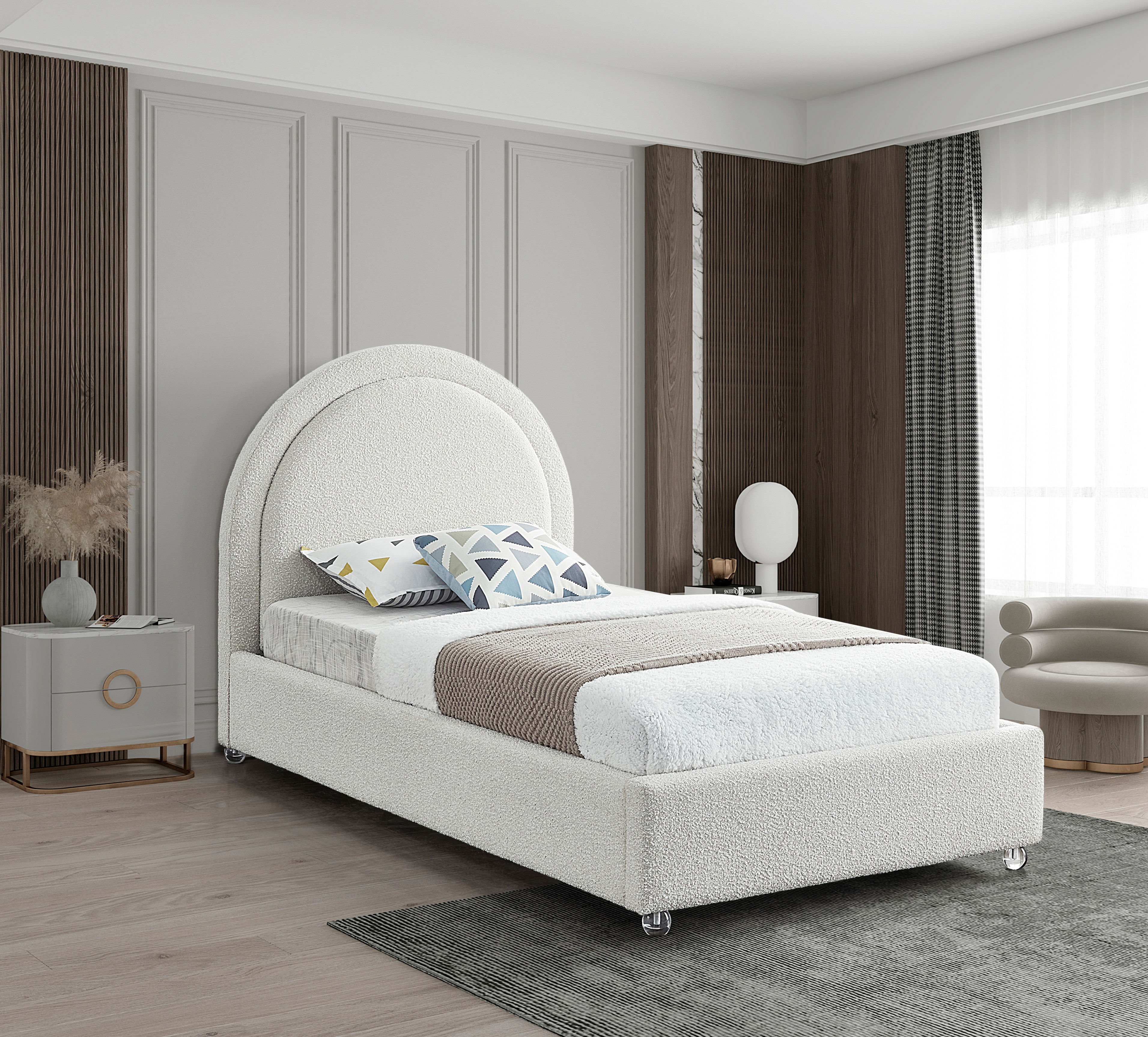 Milo - Twin Bed - Cream