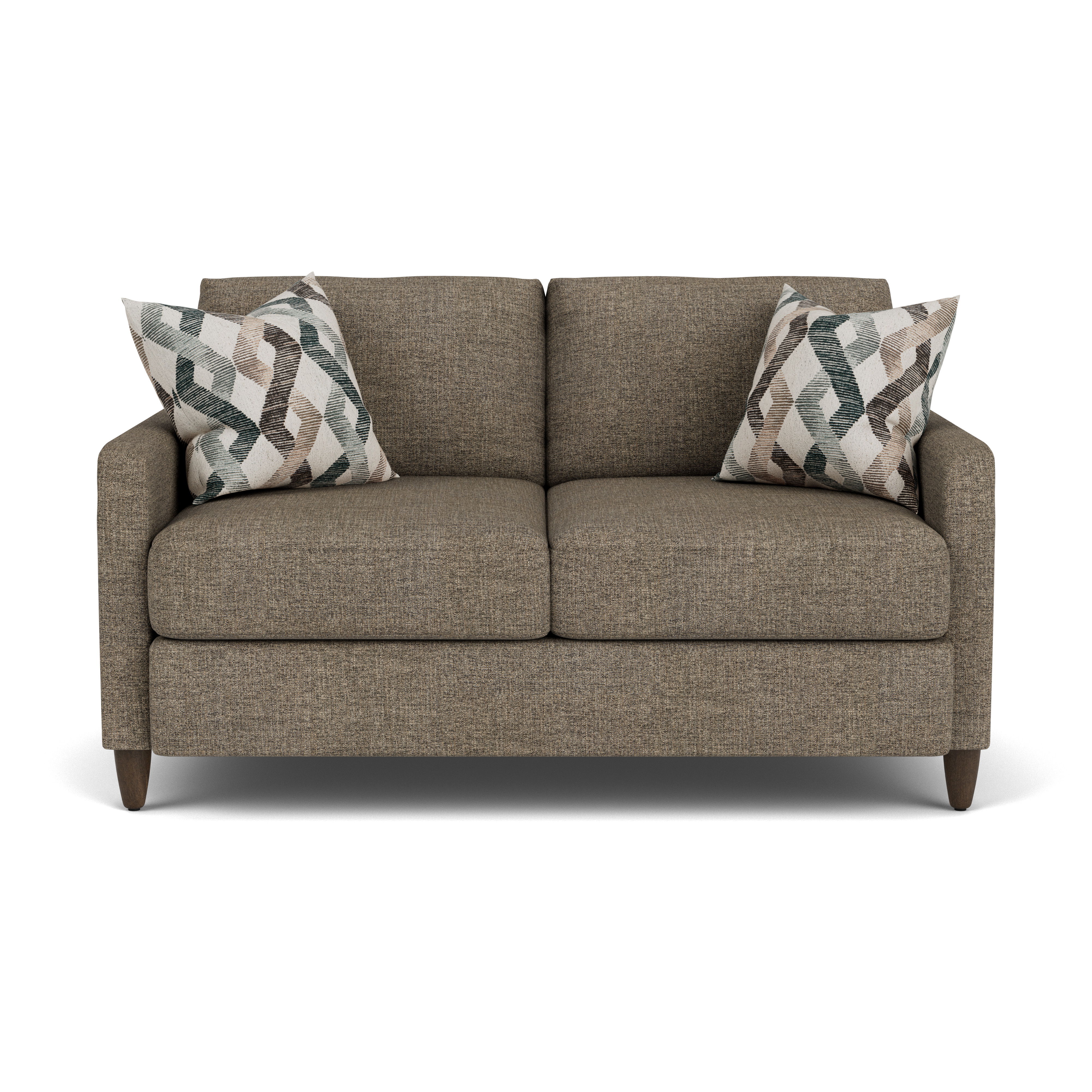 Fern - Fabric Loveseat, gray, view 3