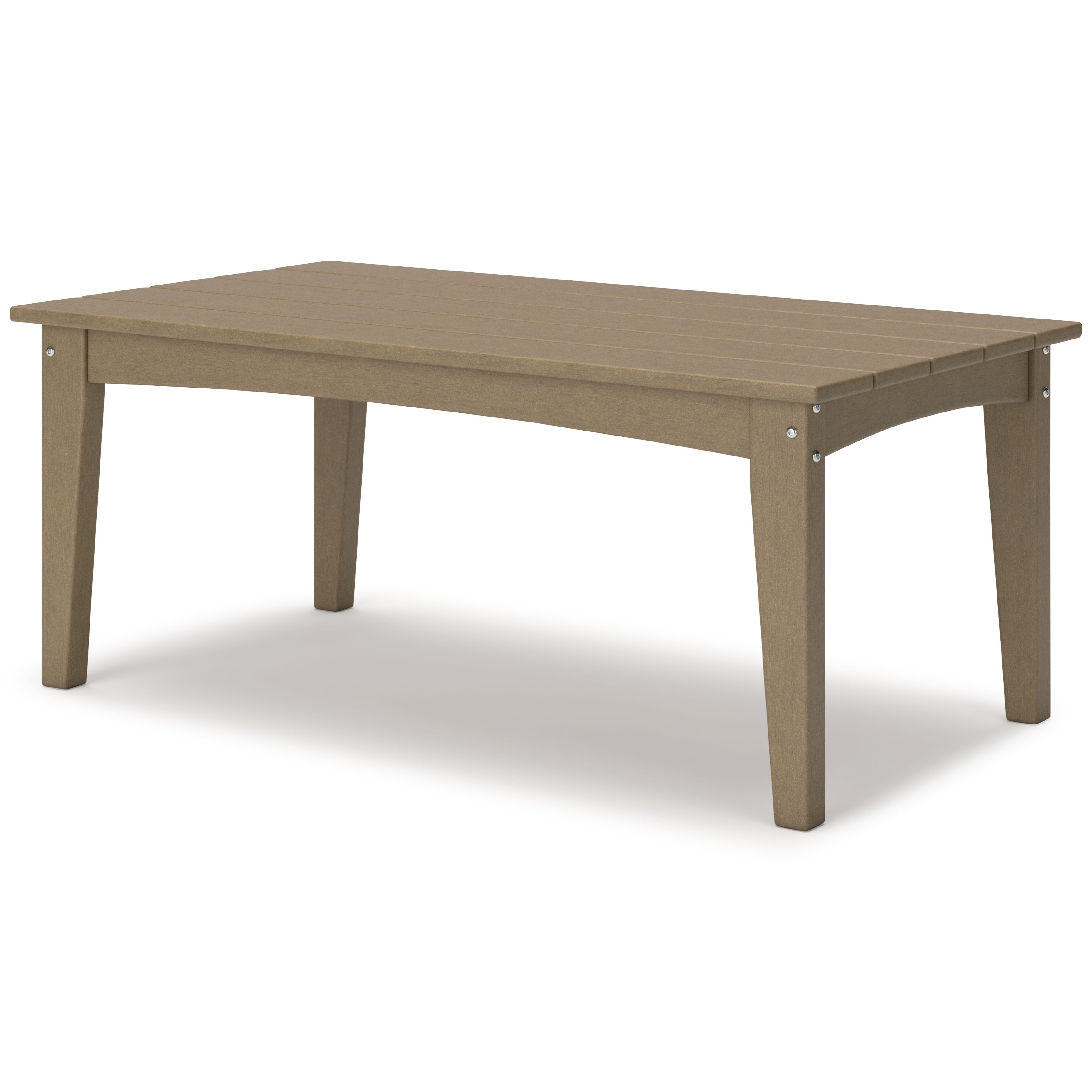 Hyland Wave - Rectangular Cocktail Table - Driftwood
