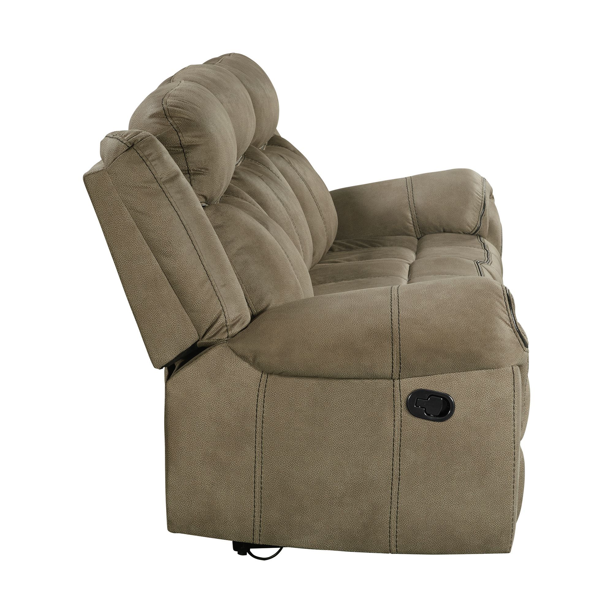 Sorrento - Motion Sofa With Dropdown - T101 Brown