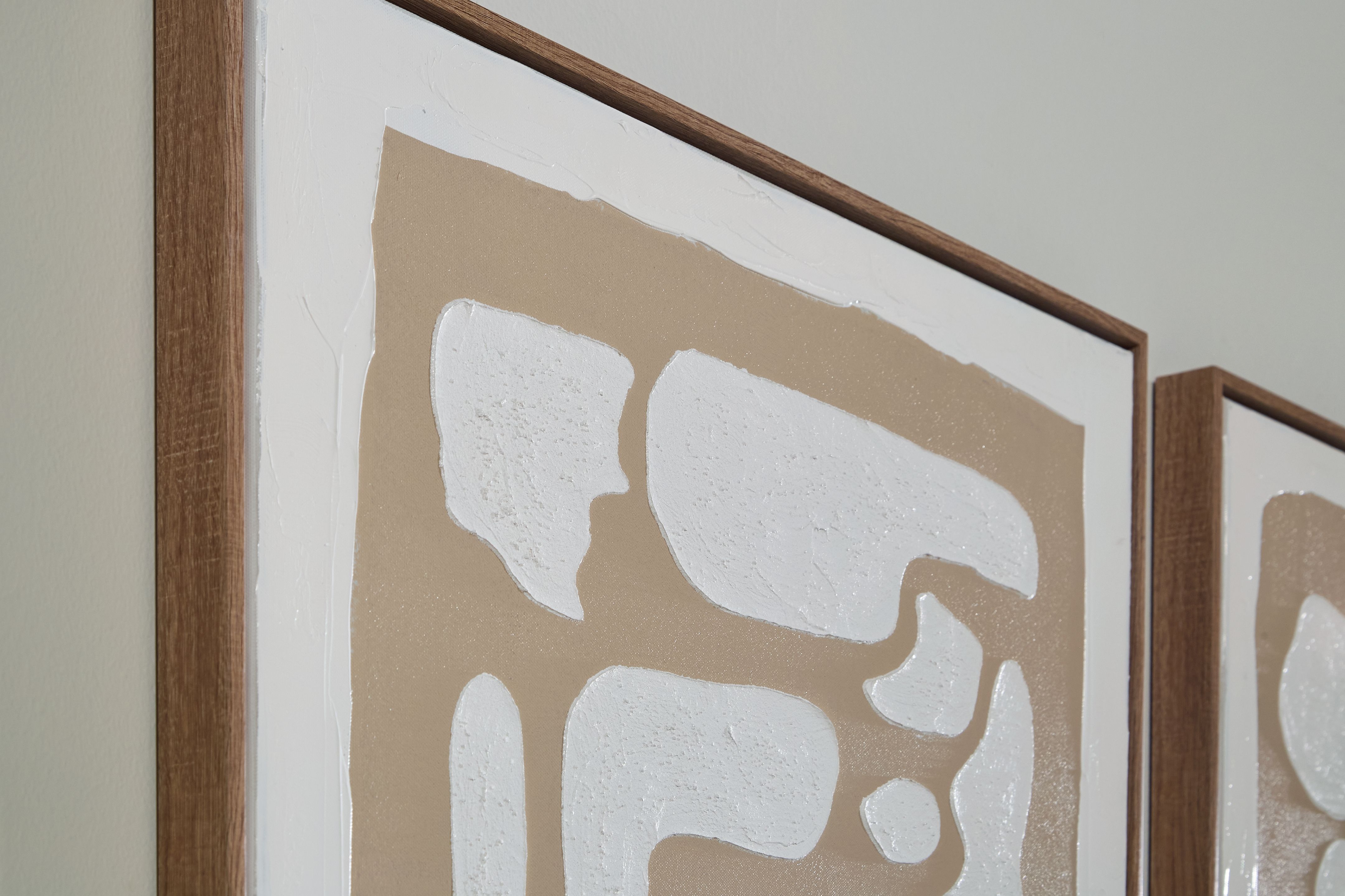 Ashley Furniture Waldett - Wall Art Set (Set of 2) - Beige / White - Image 8