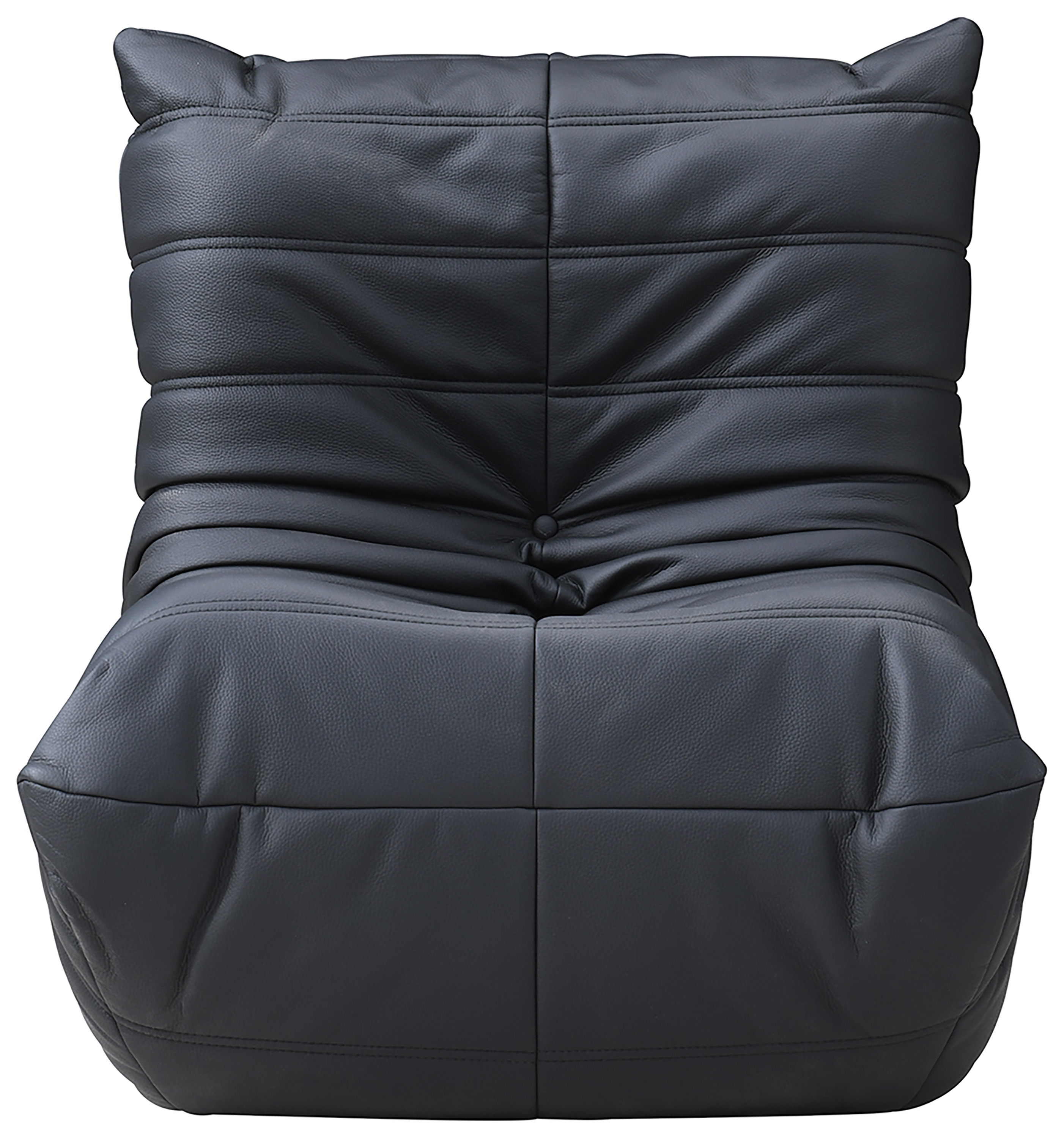 Relax - Vegan Leather Upholstered Chair - Black