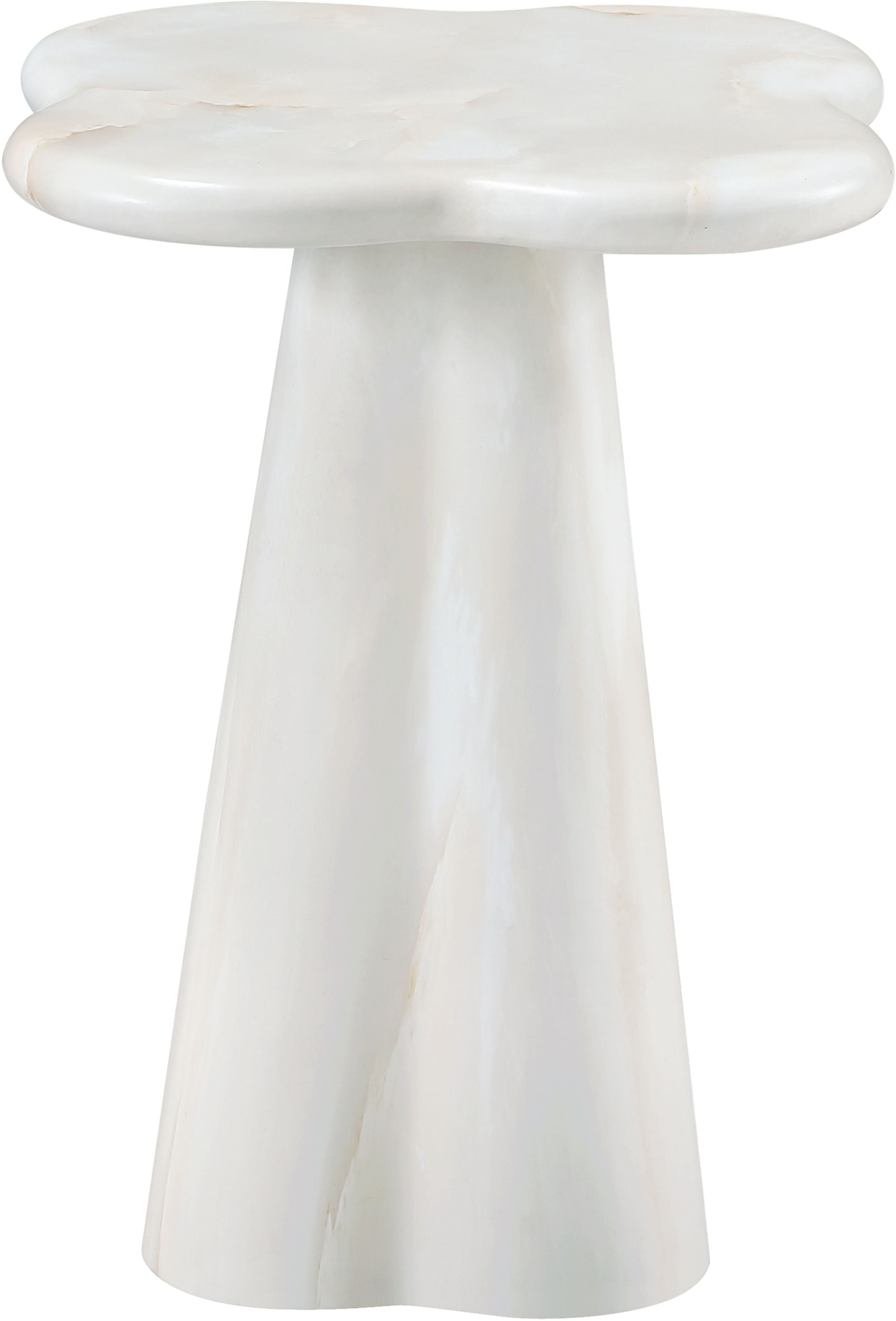 Nola - Concrete Indoor / Outdoor End Table - White