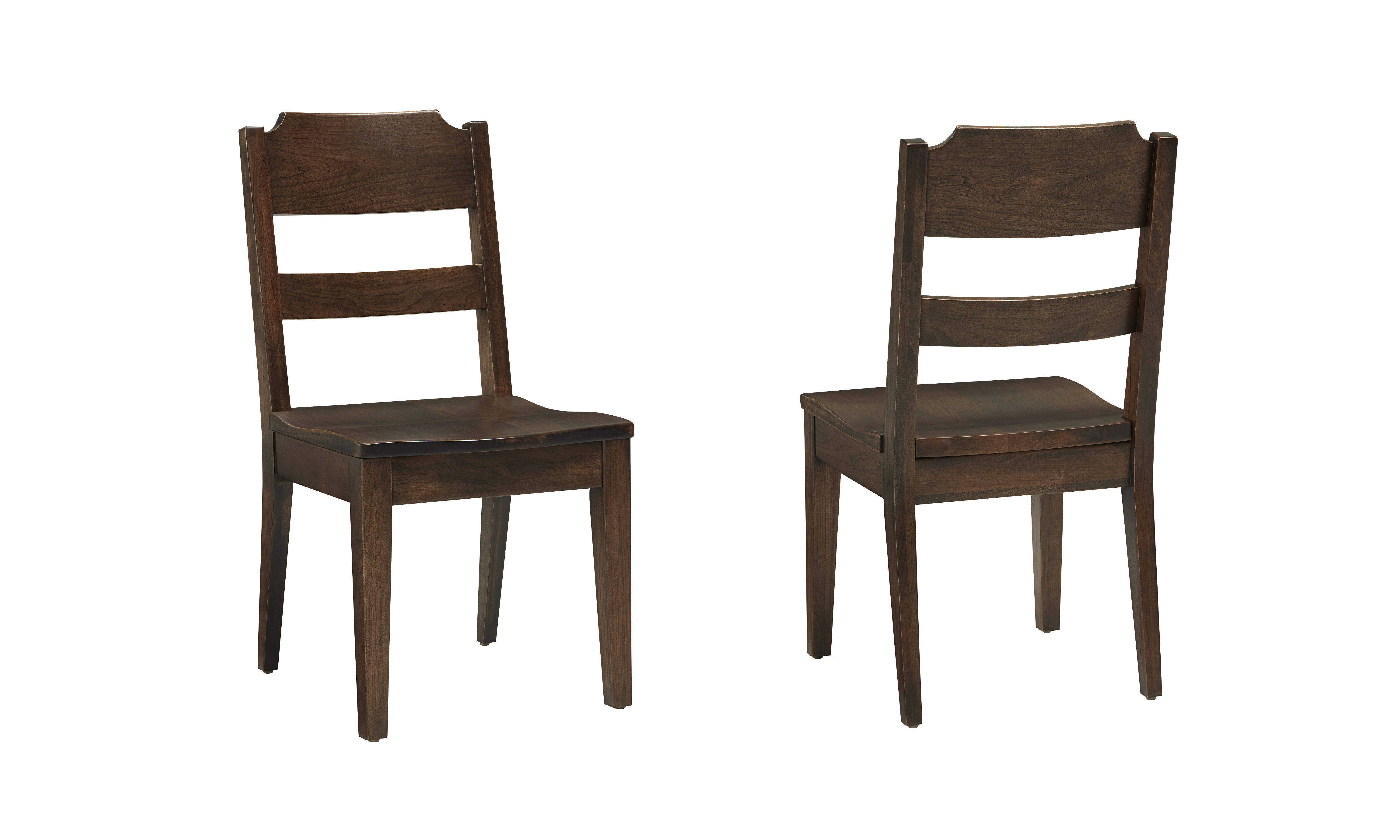 Vaughan-Bassett Crafted Cherry - Ladderback Side Chair - Dark Cherry