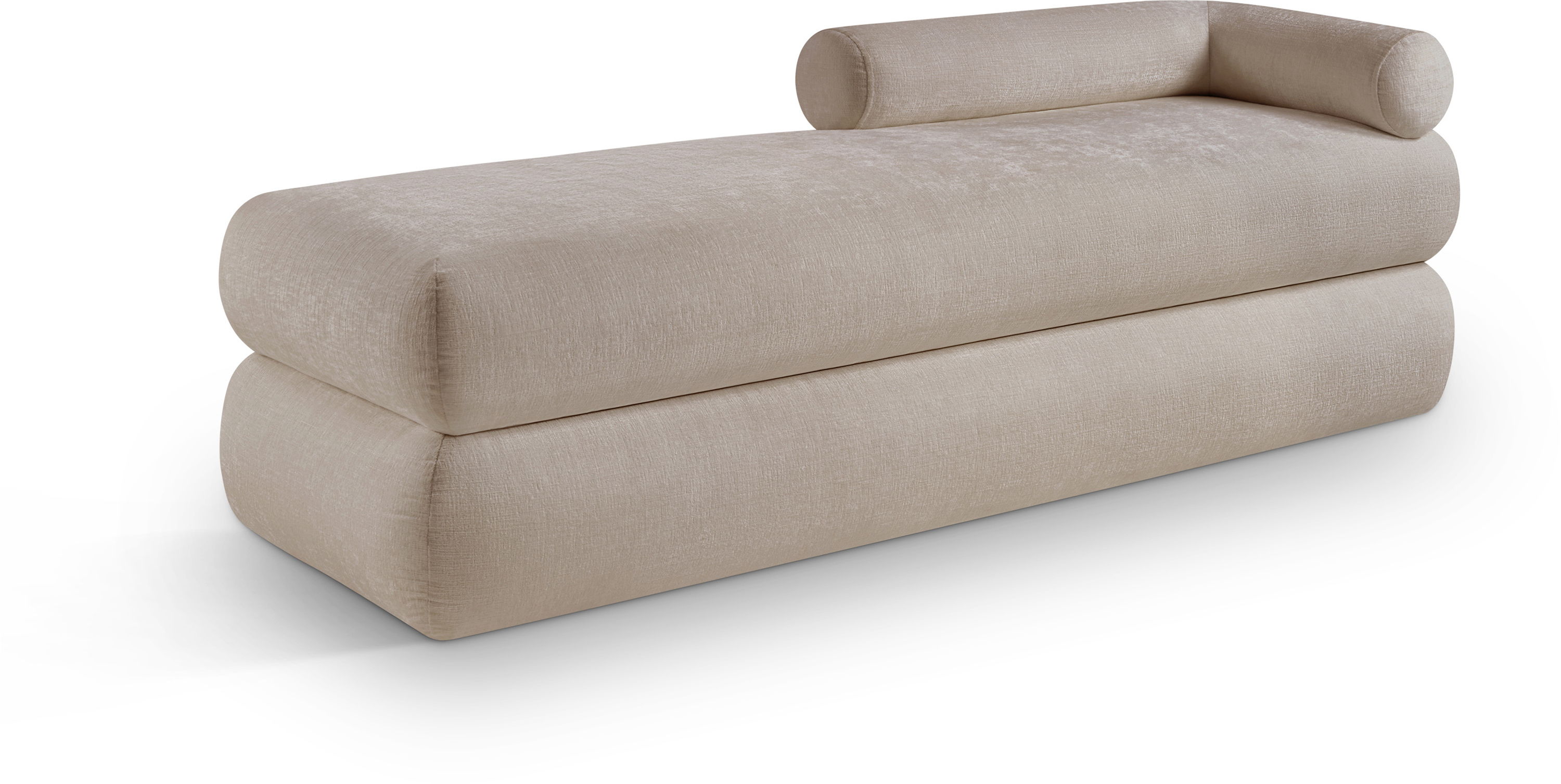 Kennedy - Chenille Bench - Beige