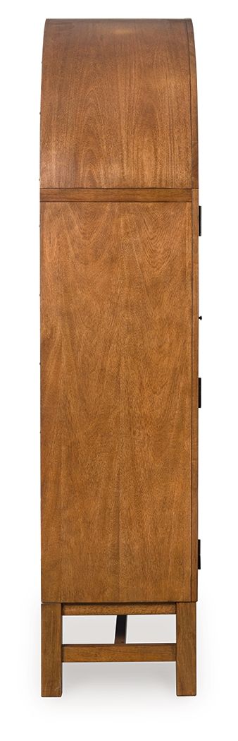 Ashley Furniture Greddinton - Display Cabinet - Brown / Black - Image 4