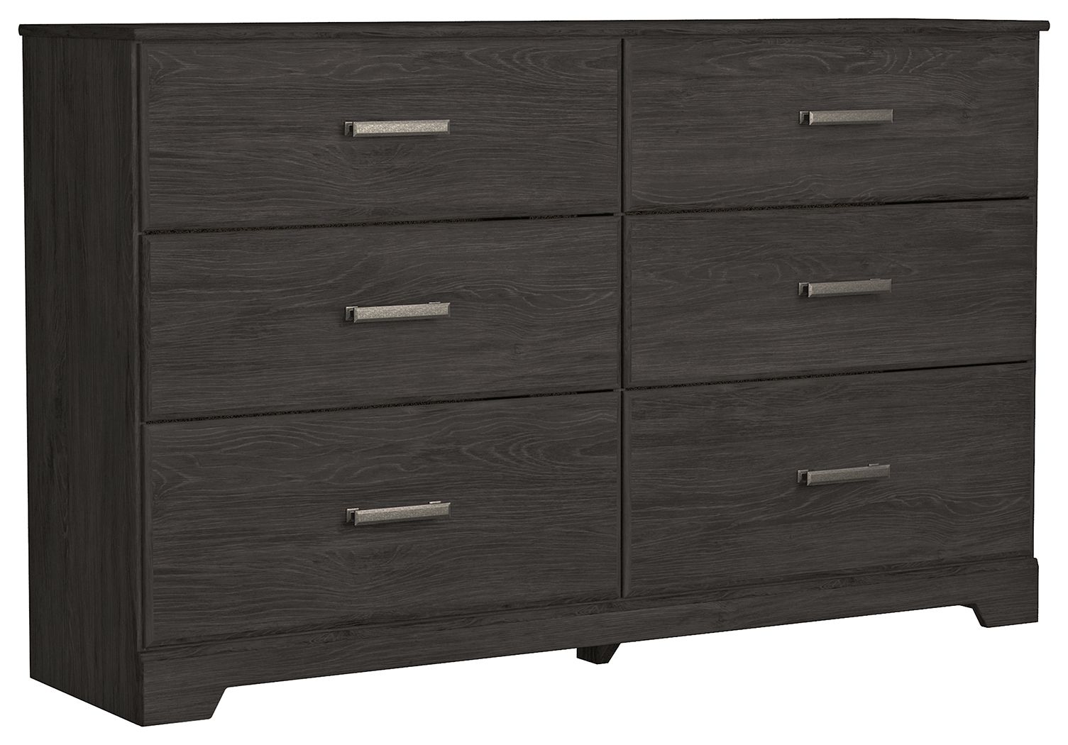 Ashley Belachime Six Drawer Dresser - Charcoal