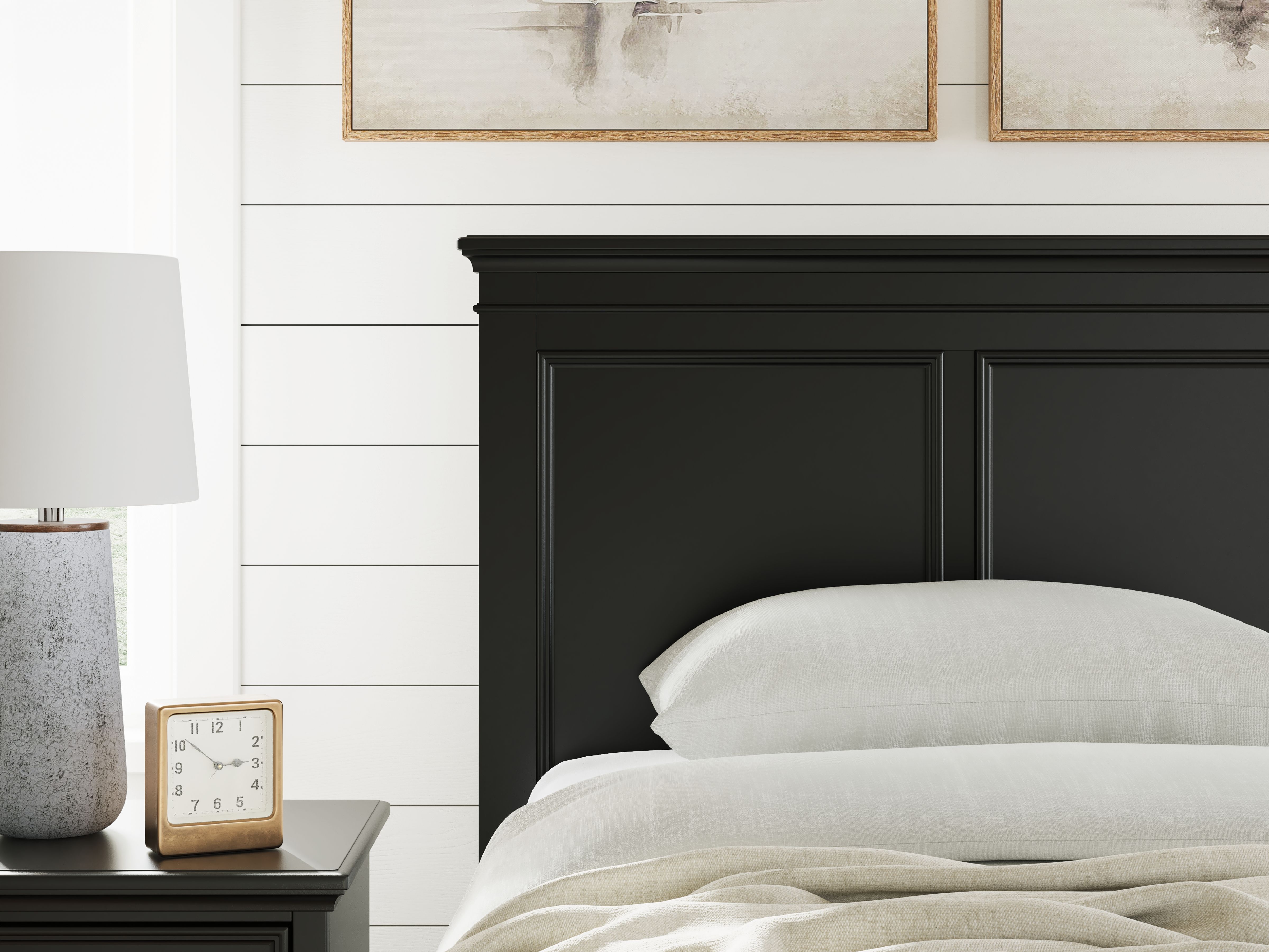 Ashley Furniture Lanolee - Twin Panel Storage Bed - Black - Image 10