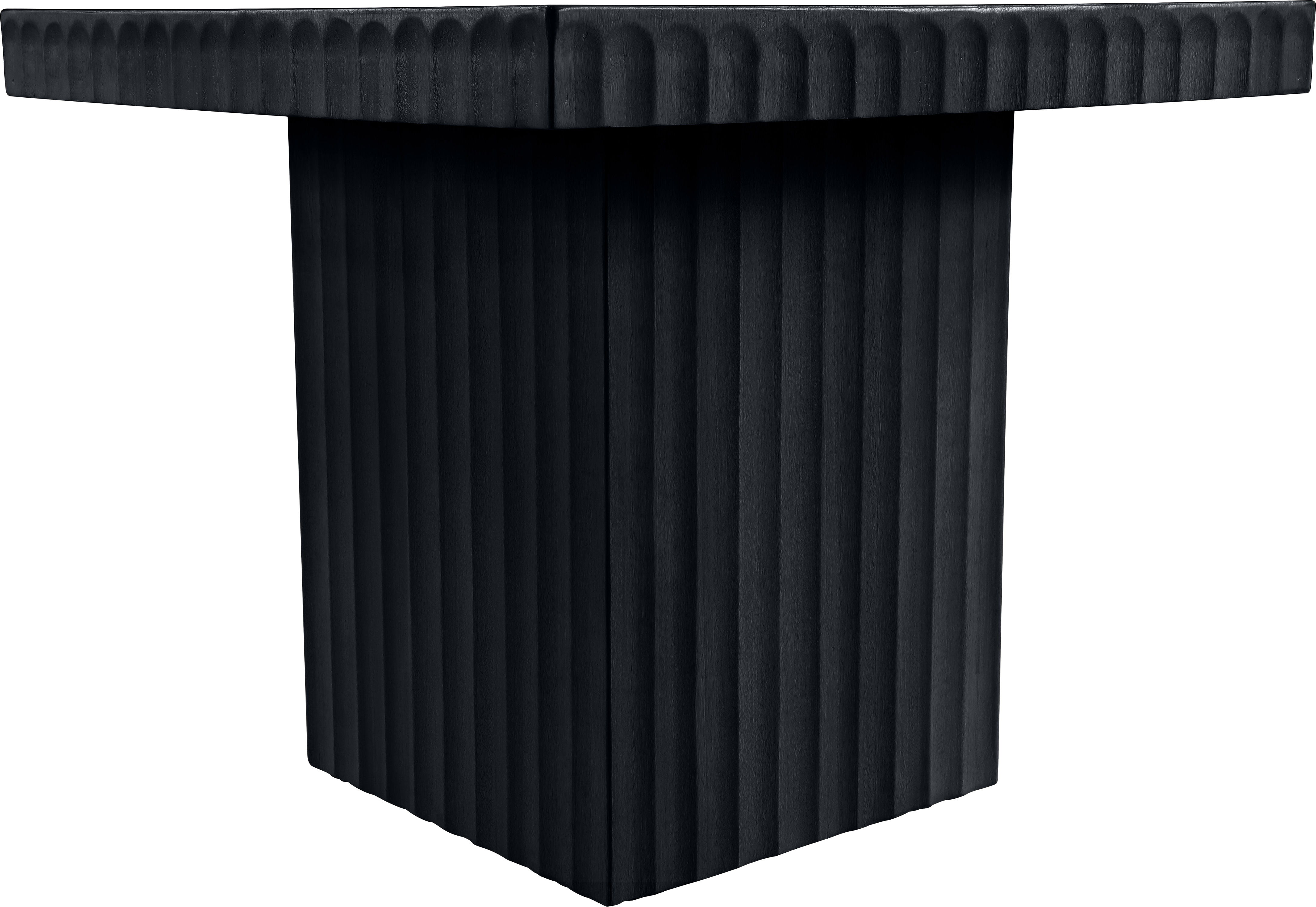 Spencer - 18" Oak Veneer Coffee Table - Black