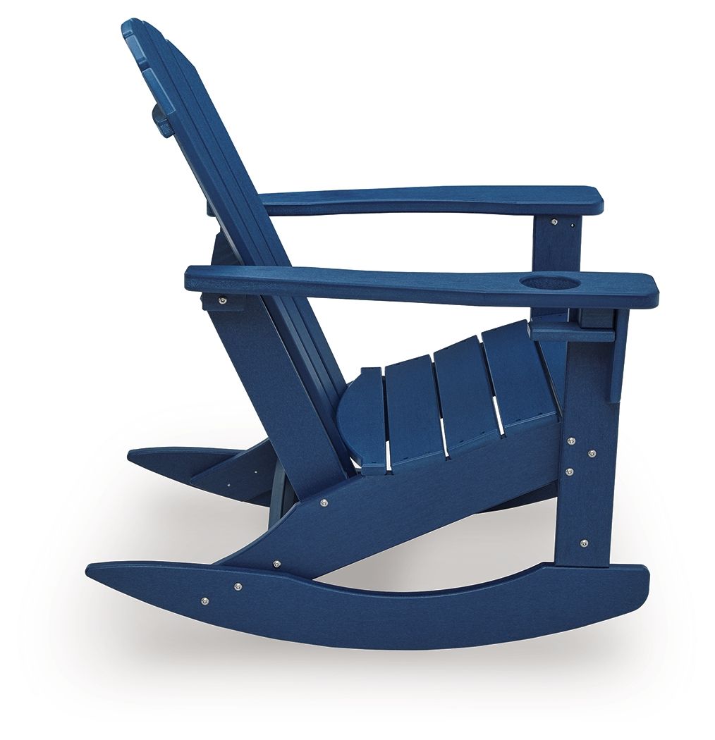 Ashley Furniture Sundown Shores - Rocking Chair - Blue - Image 4