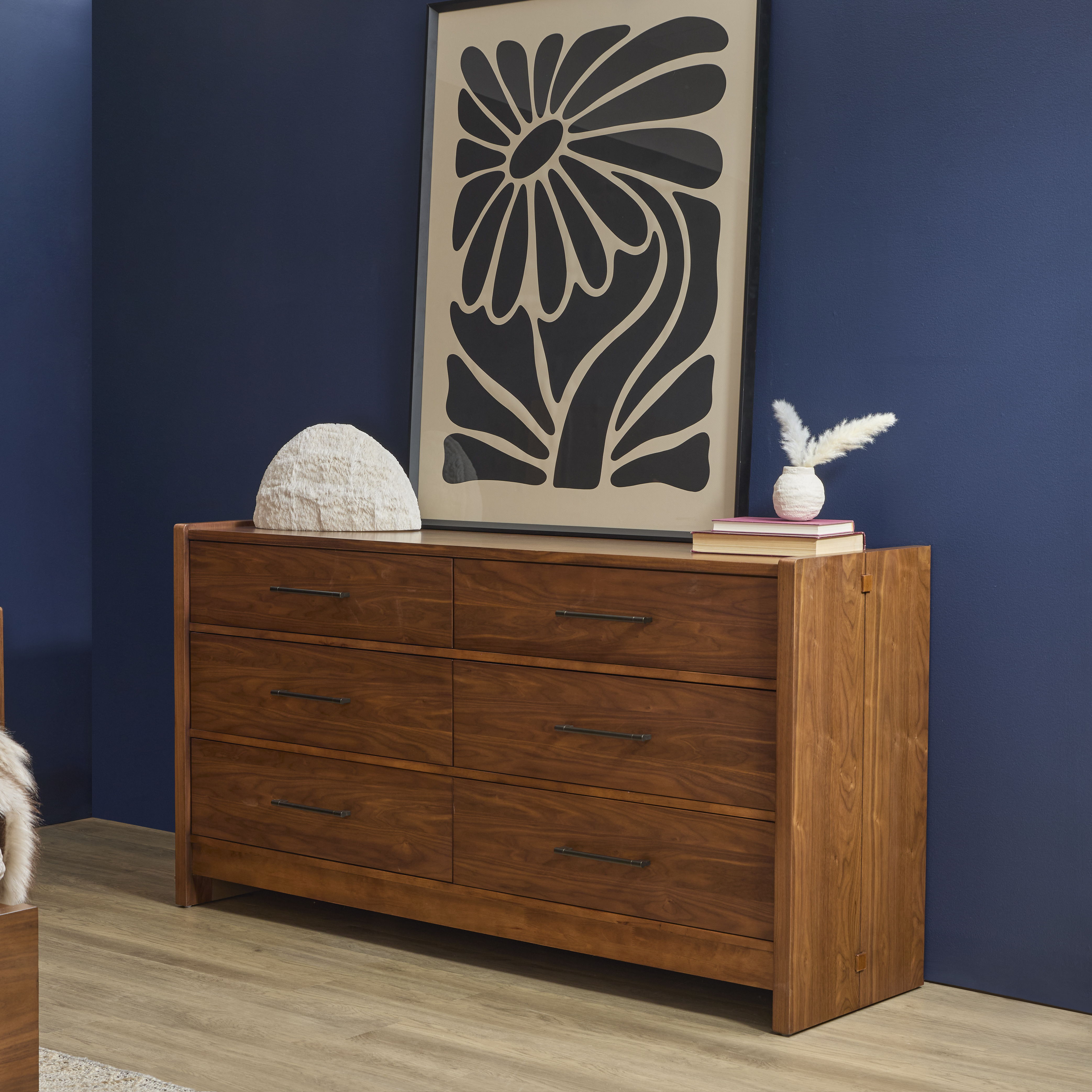 Lincoln - Dresser - Warm Walnut, light brown, view 4