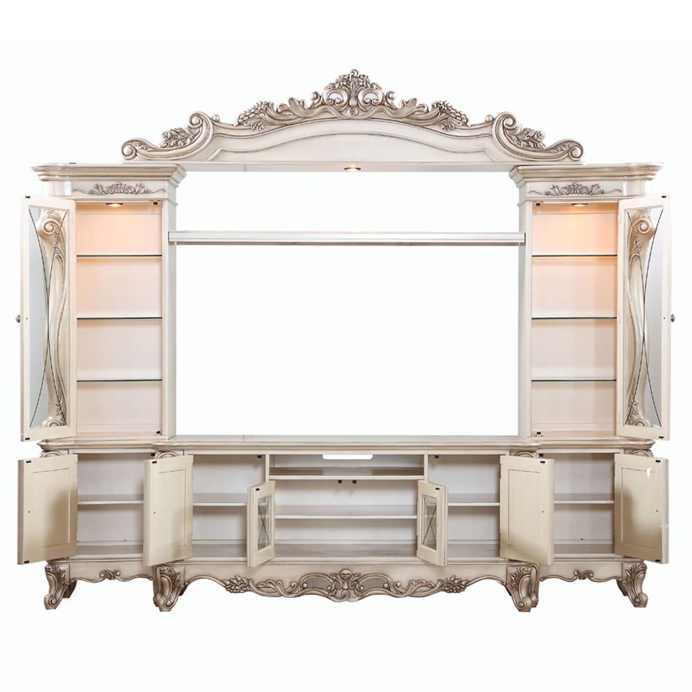 Gorsedd - Entertainment Center - Golden Ivory, beige, view 4
