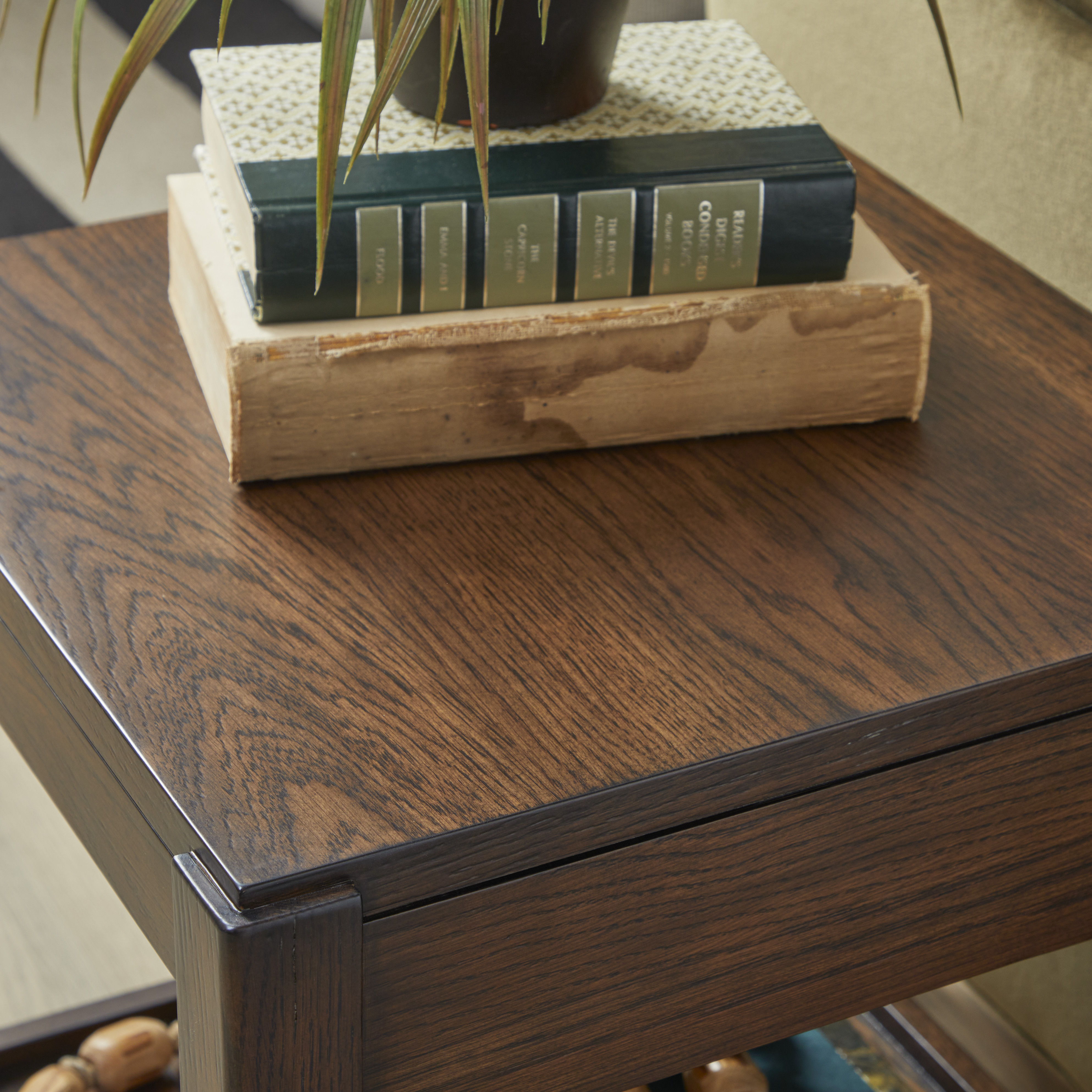 Sylvie - Short Bunching Table - Dark Brown, dark brown, view 6
