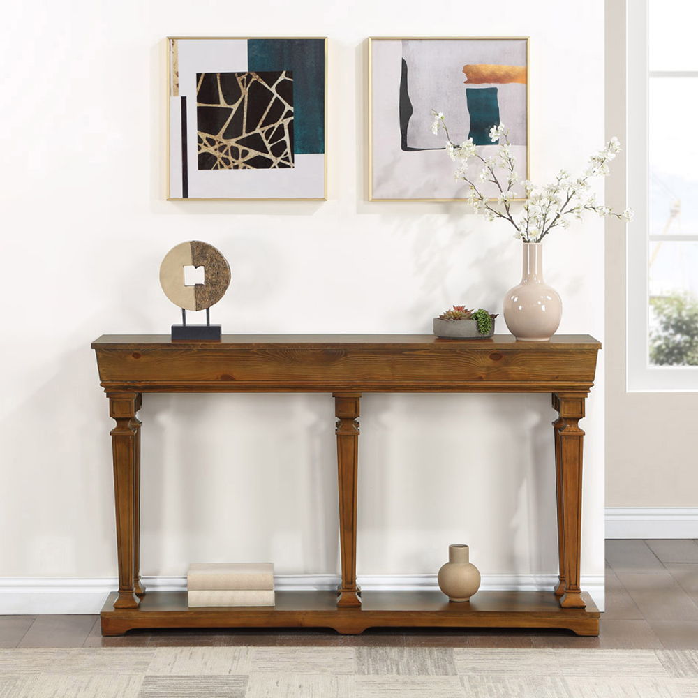 Garrison - 35" Console Table - Oak, light brown