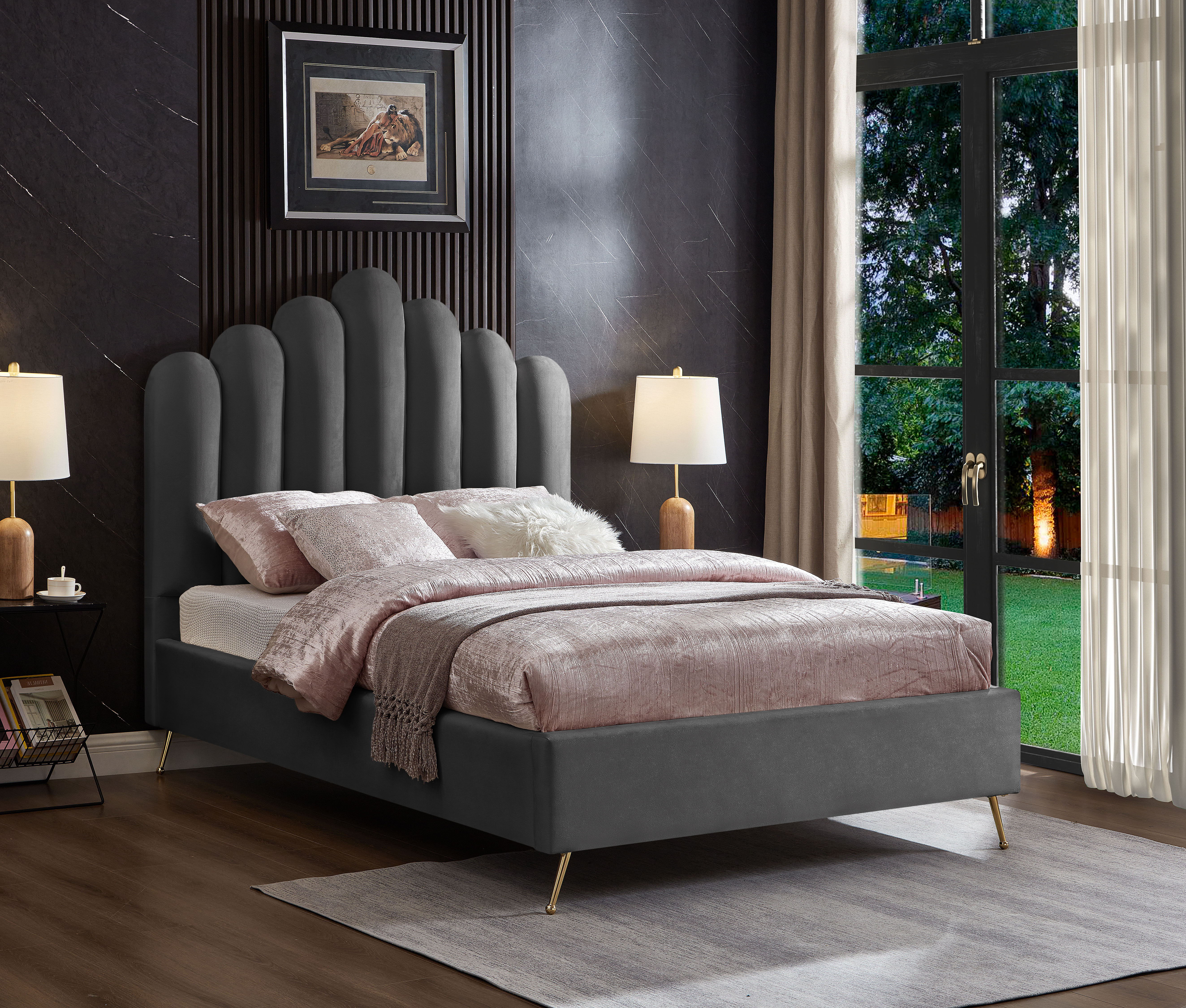 Lily - Full Bed - Gray