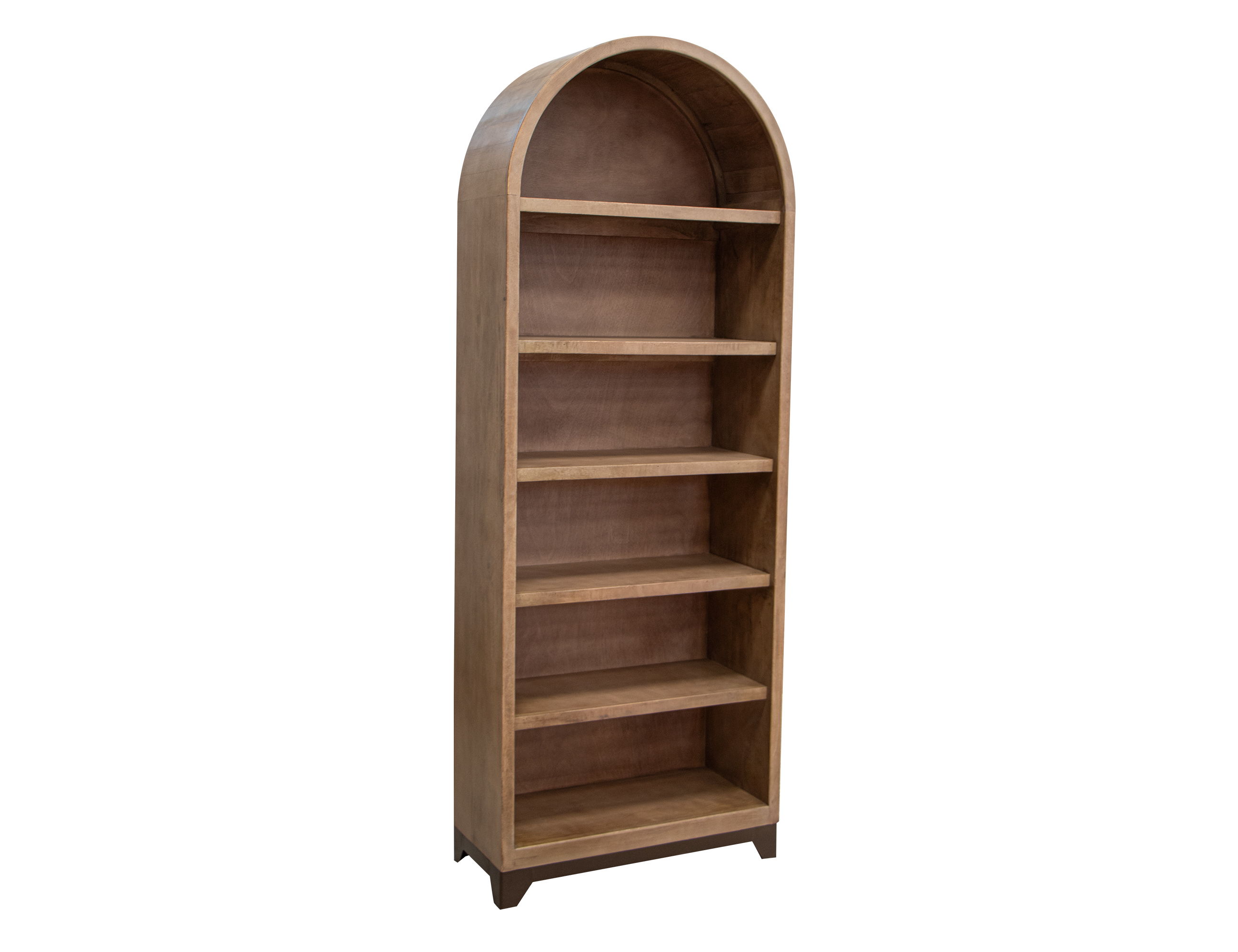 International Furniture Direct Natural Parota - Bookcase - Brown Cappuccino