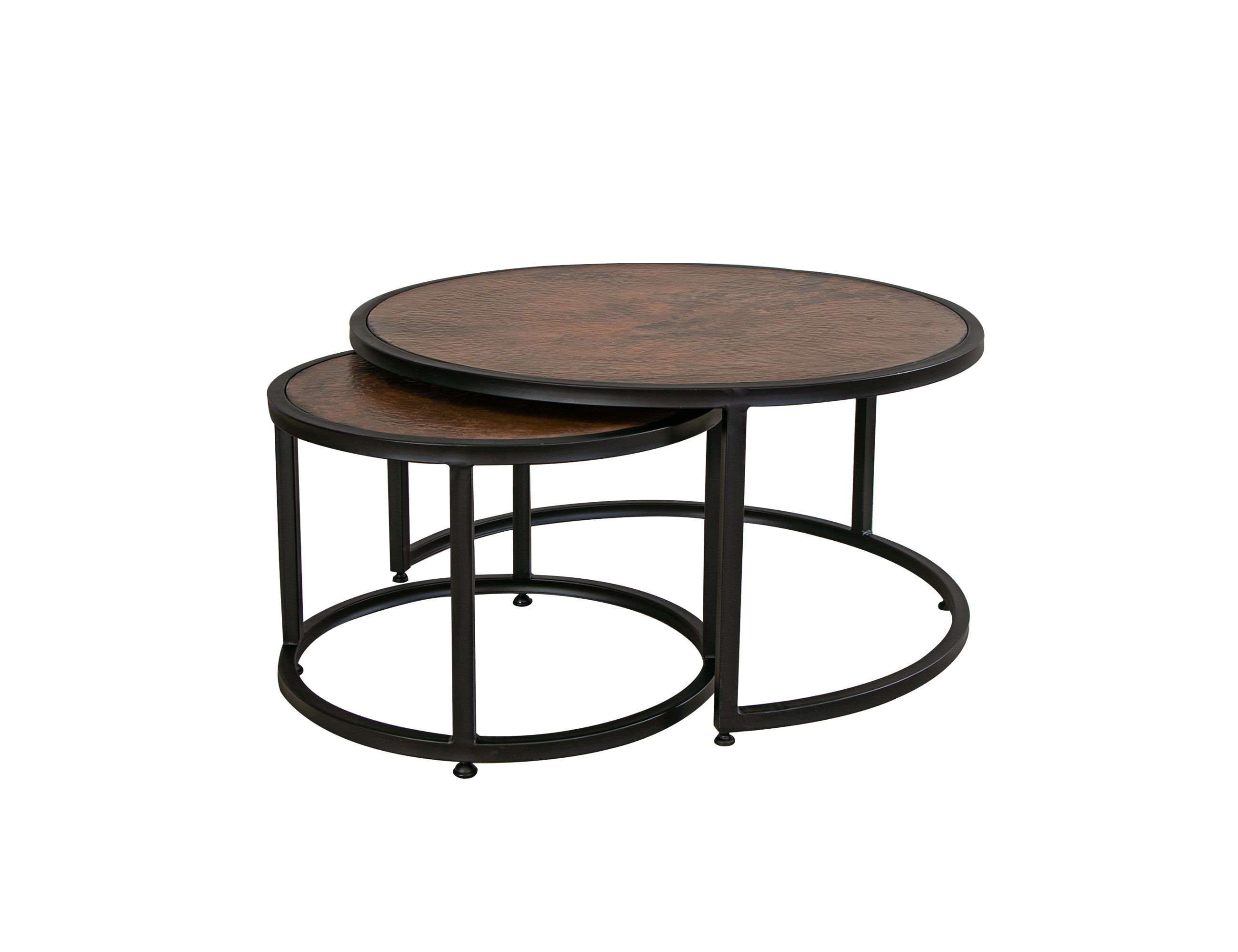 International Furniture Direct Blackburn - Cocktail Table - Charred Brown