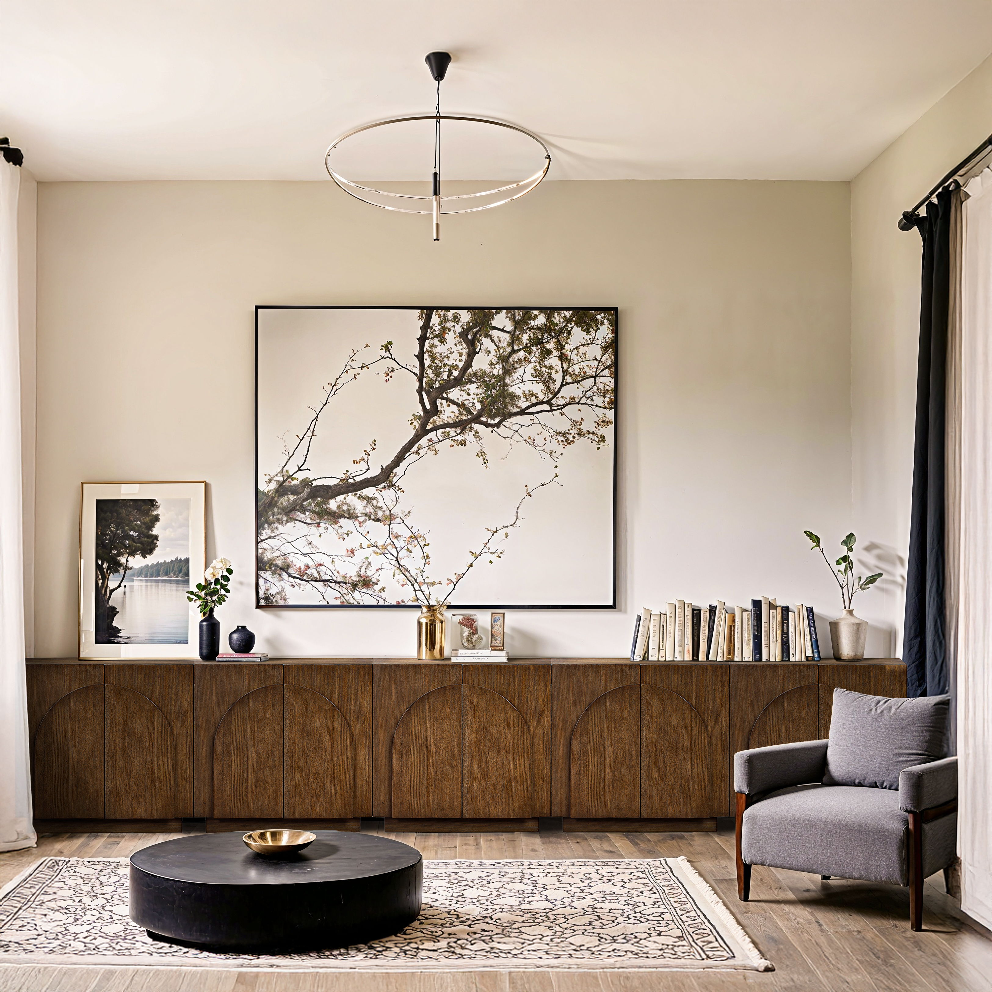 Navona - 5 Piece Sideboard / Buffet - Brown