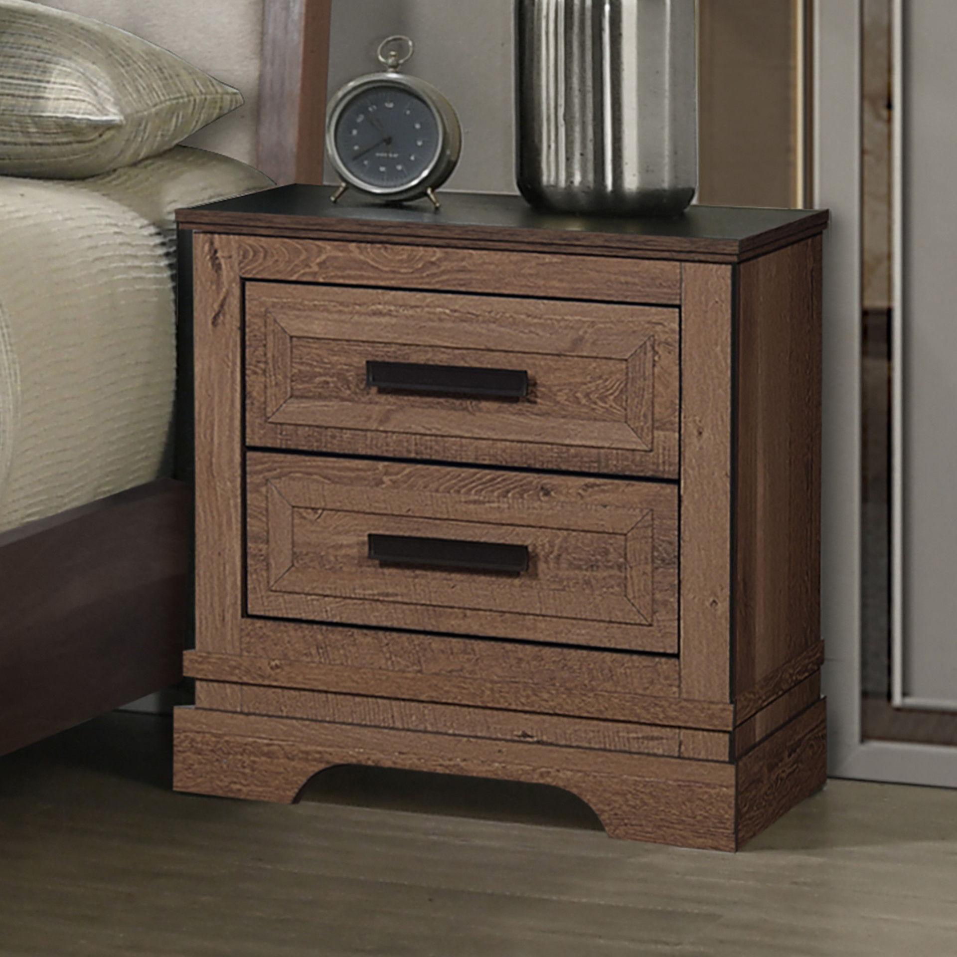 Coventry Hall - Nightstand - Pecan, light brown
