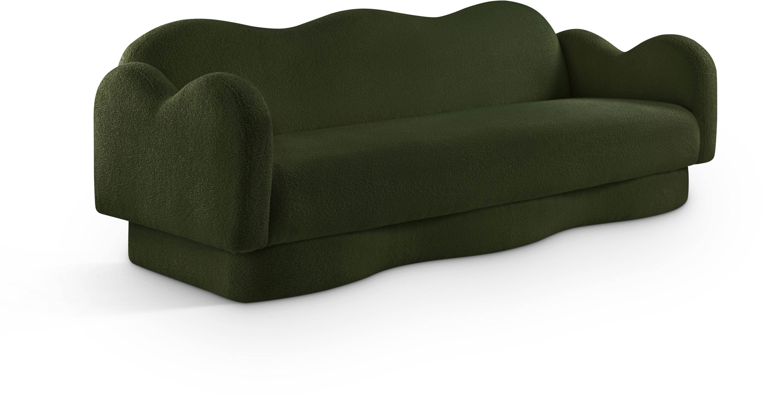 Bloom - Teddy Fabric Sofa - Green