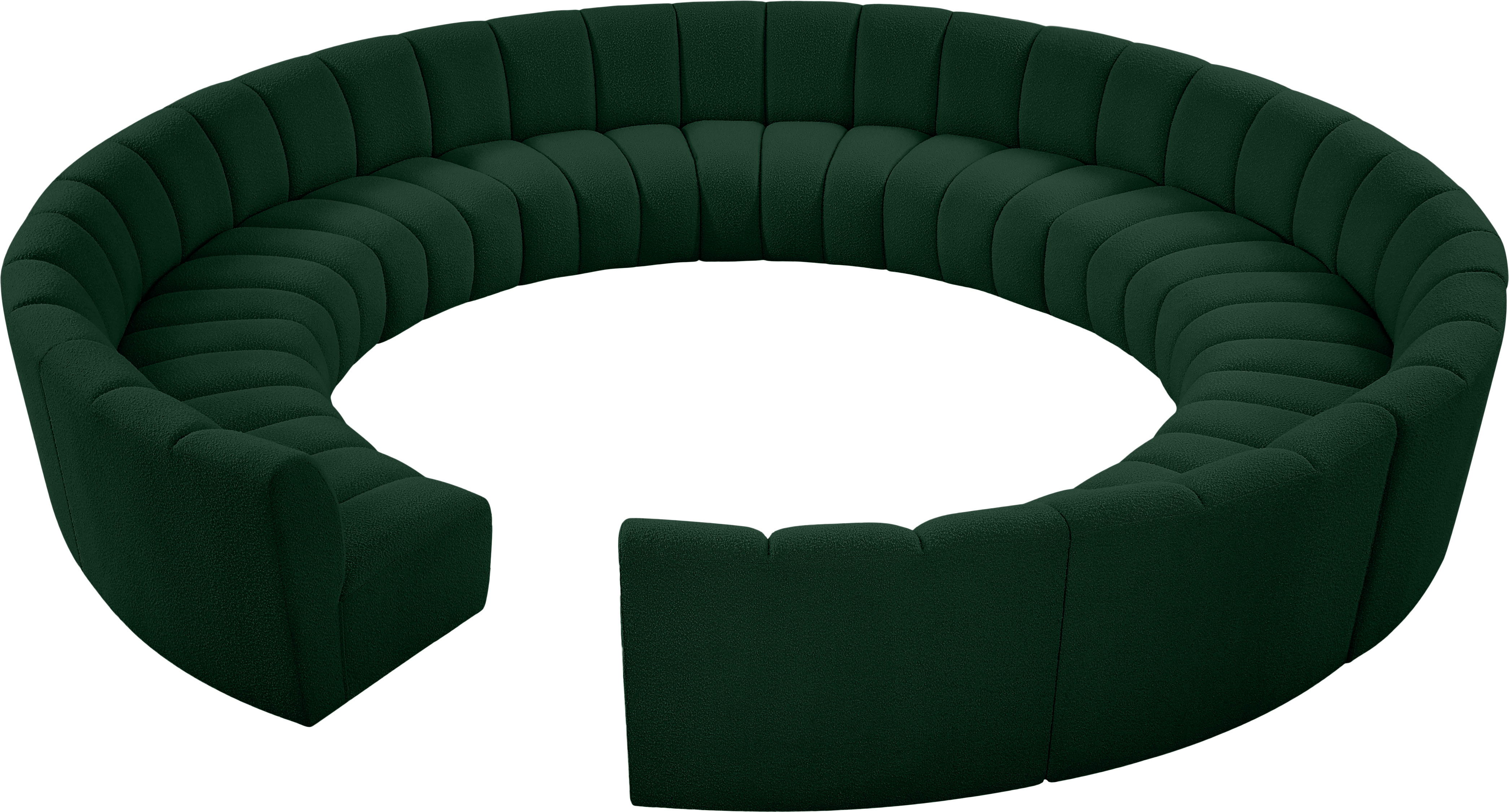 Infinity - 12 Piece Modular Sectional - Green