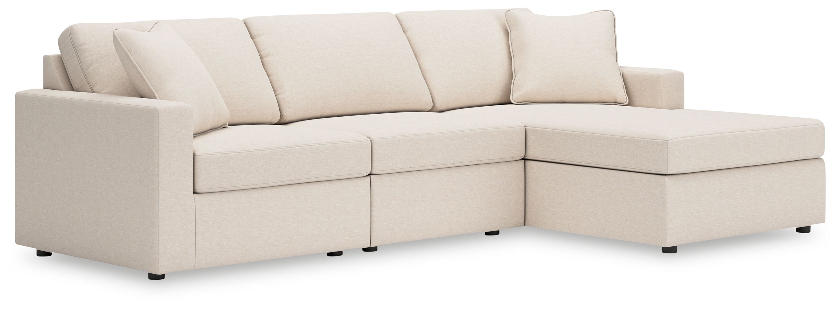 3 Pc · Sectional With Raf Corner Chaise