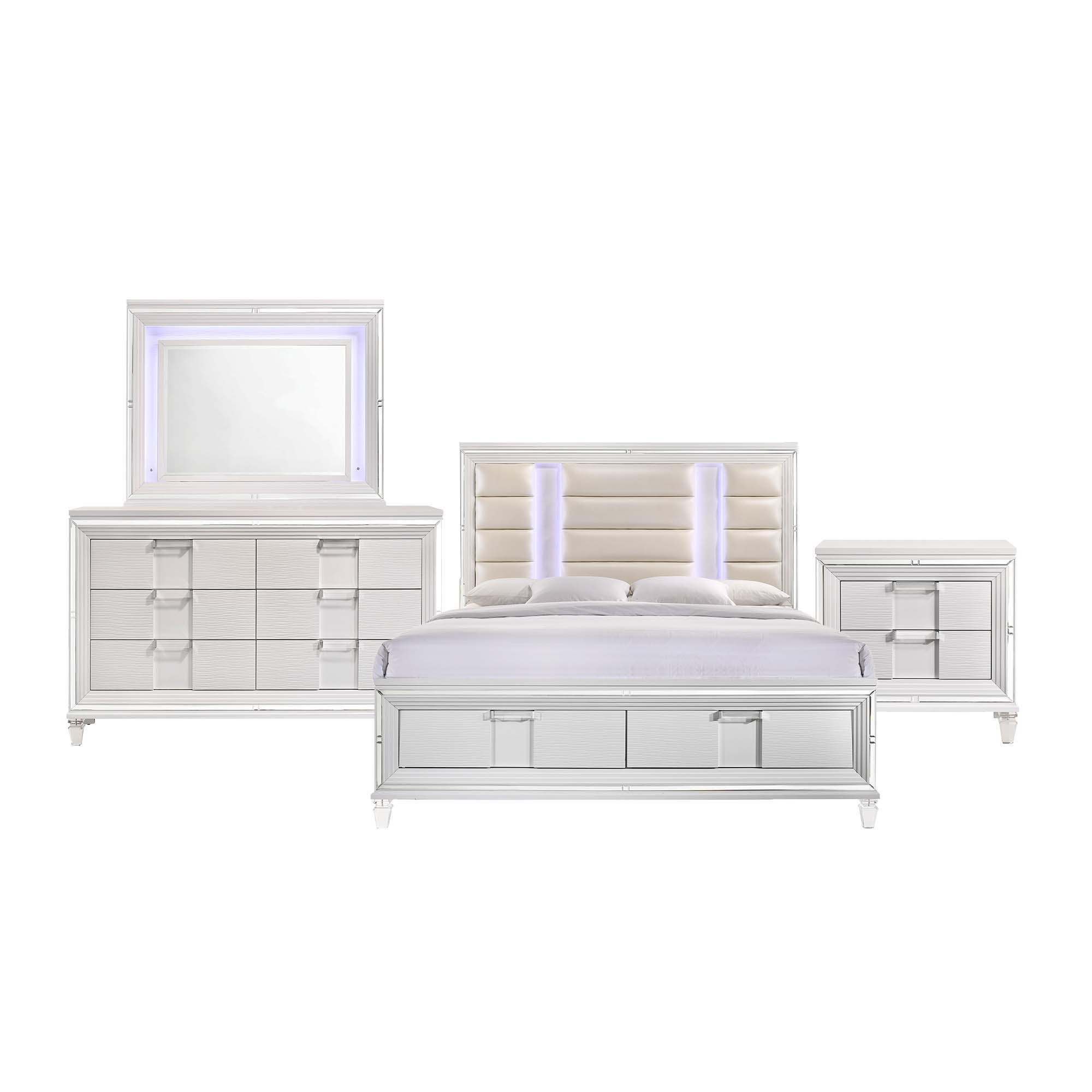 King · 4 Pc · Bedroom Set