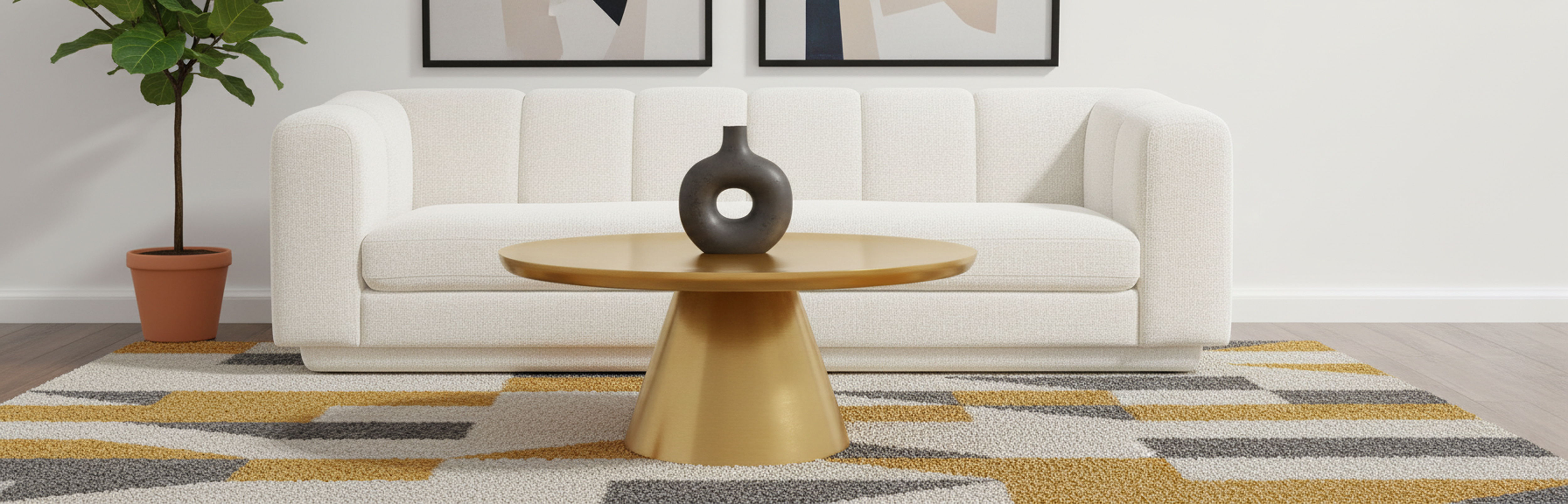 Martini - Coffee Table - Gold