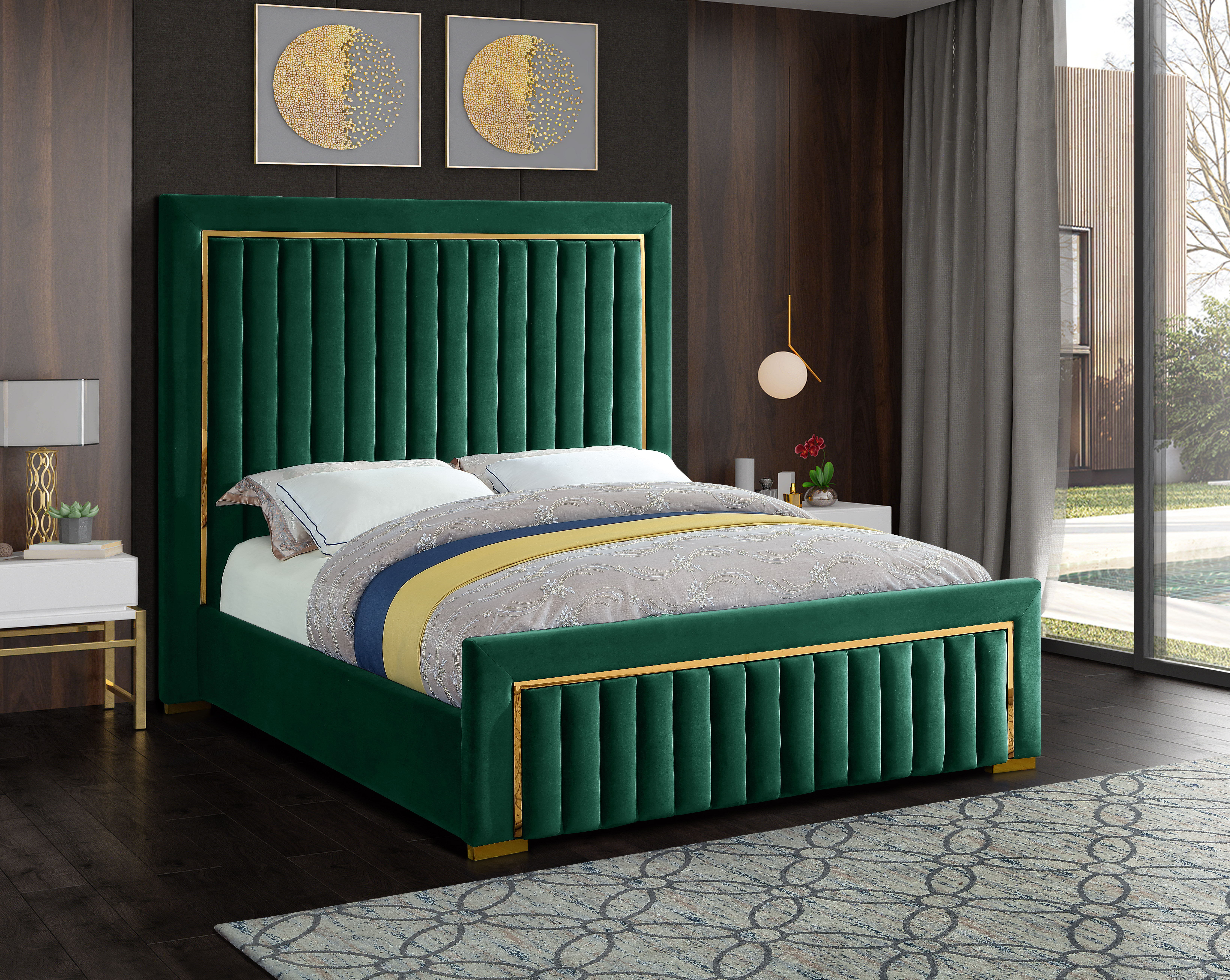 Dolce - King Bed - Green