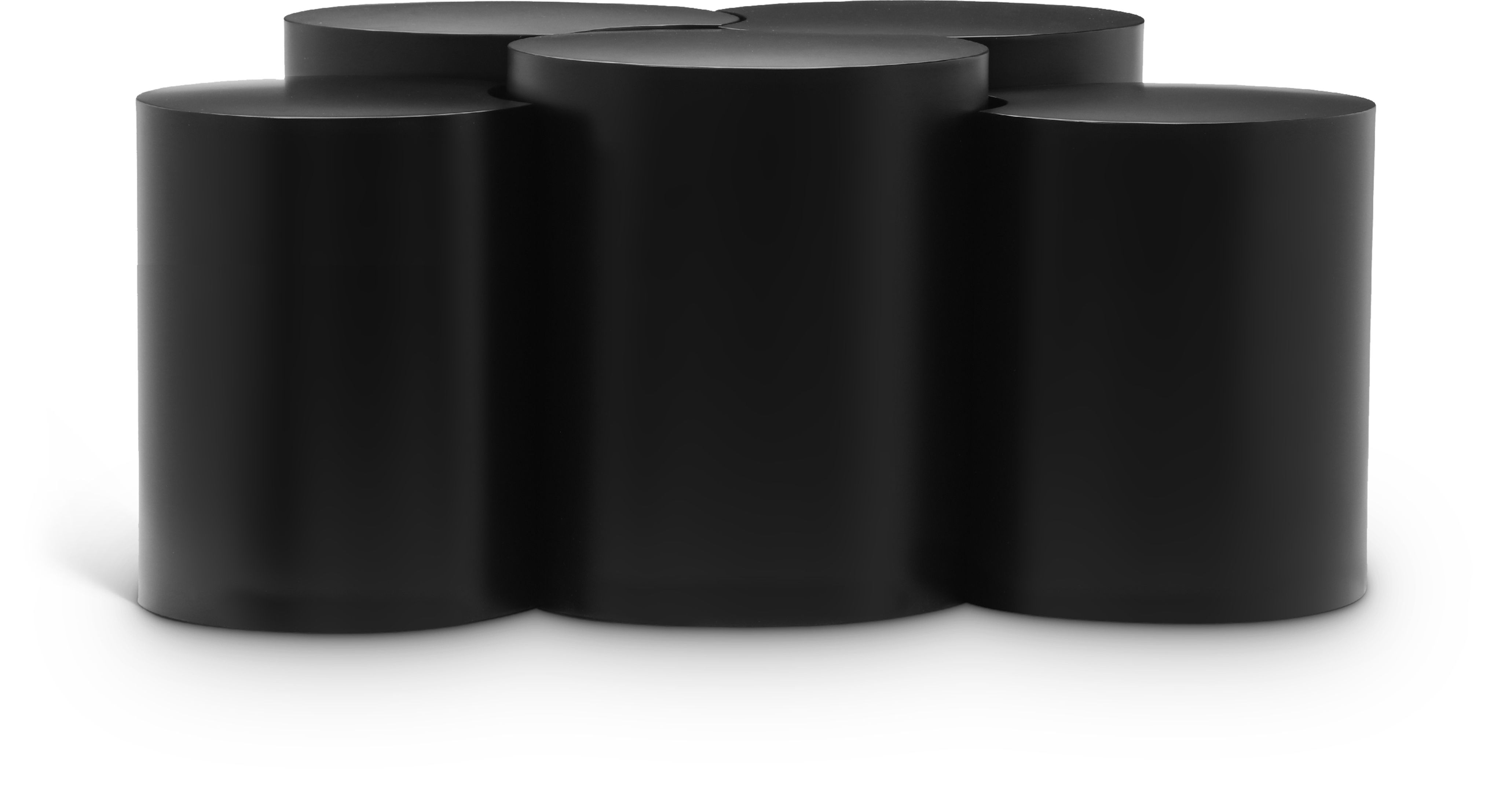 Dimple - 5 Piece Modular Coffee Table - Black