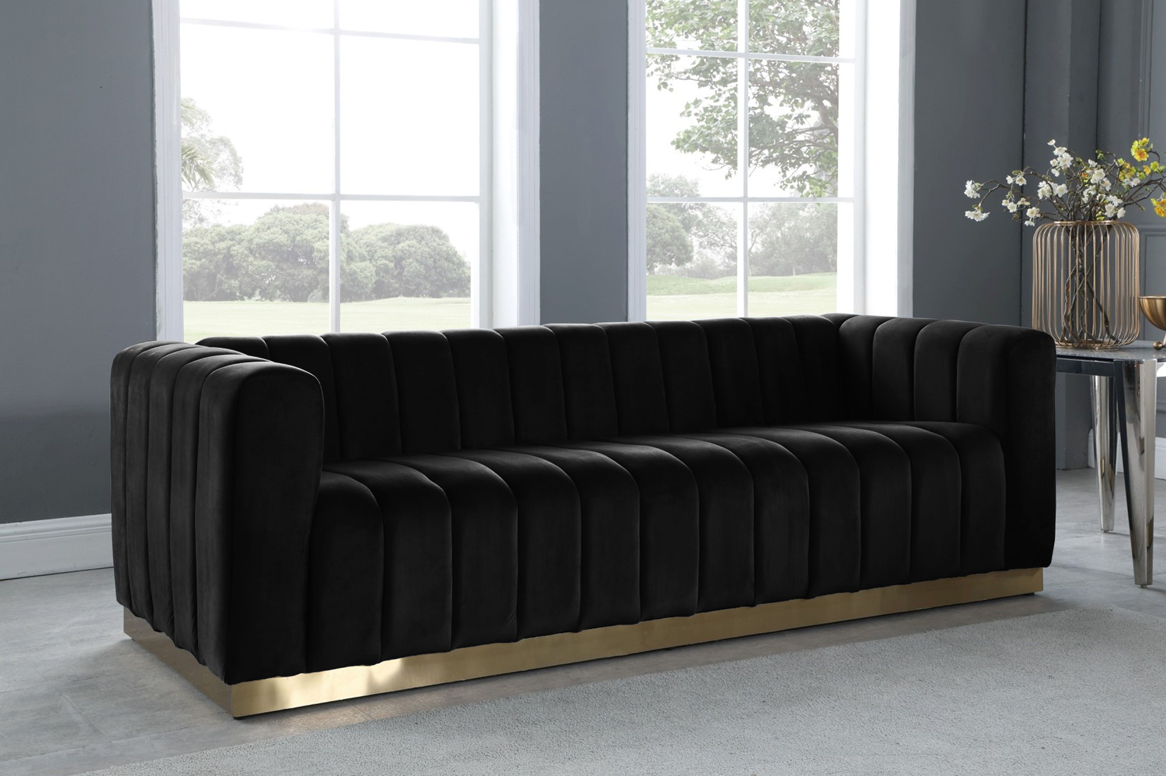 Marlon - Sofa - Black