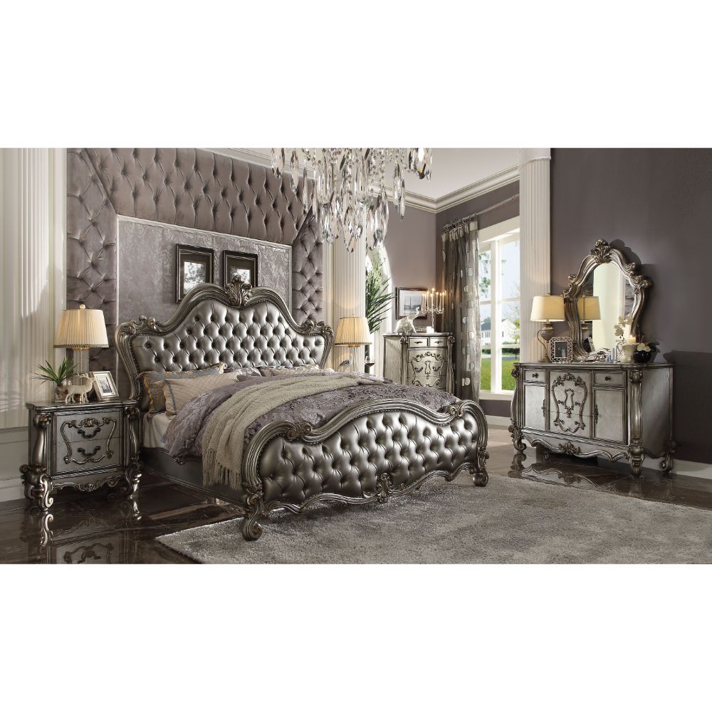 Versailles - Dresser - Antique Platinum, silver, view 4
