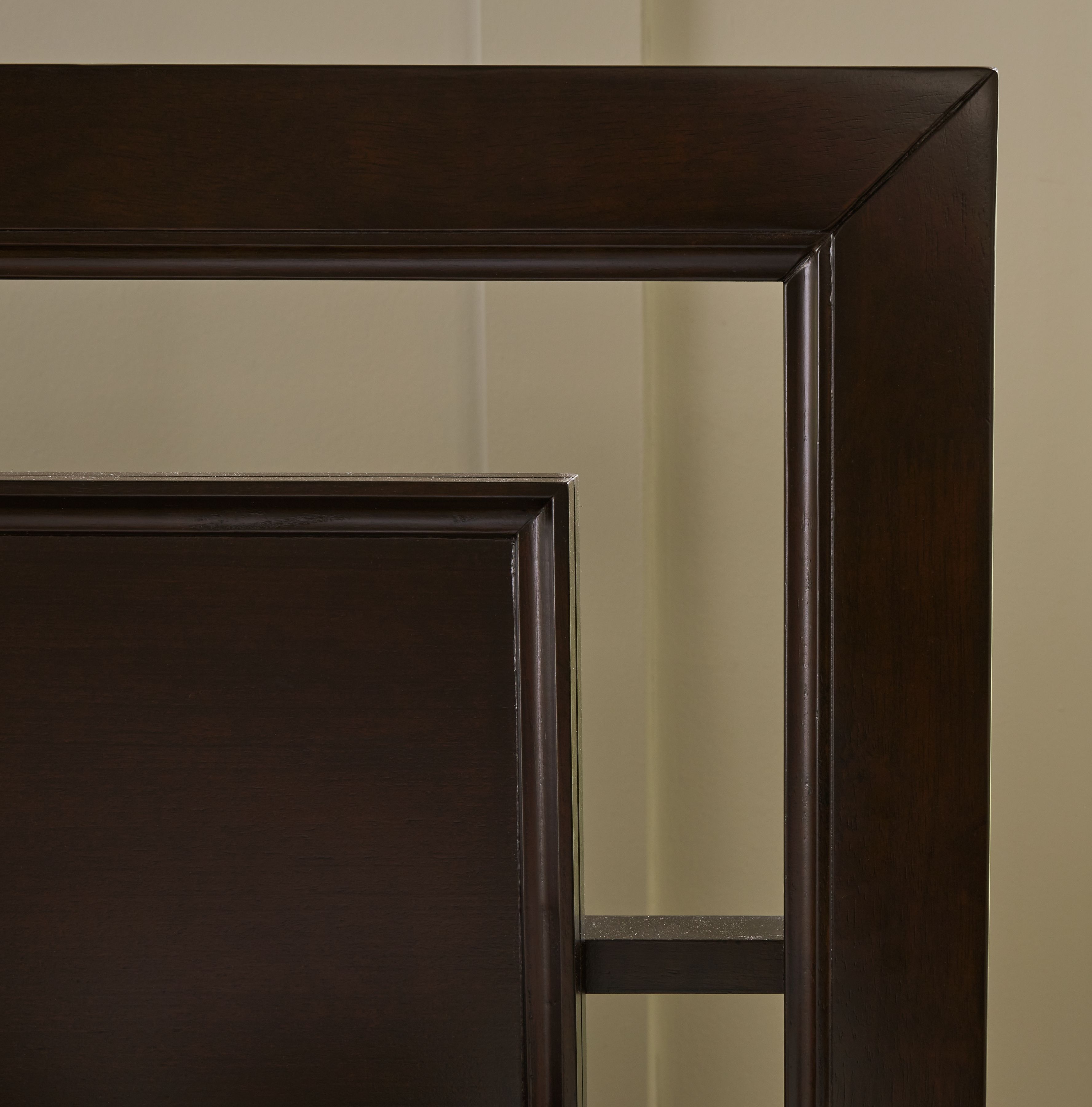 Covetown - King Panel Bed - Dark Brown
