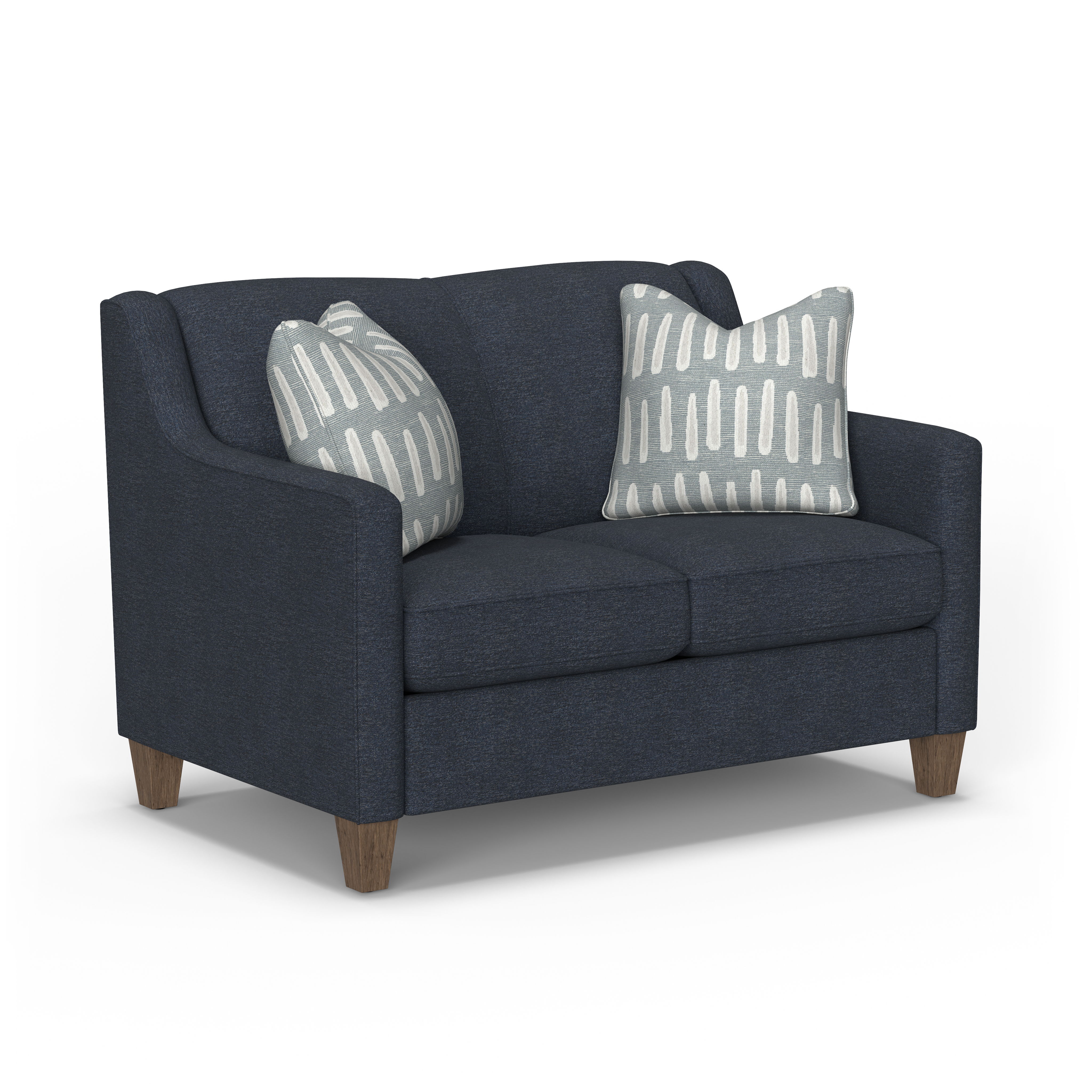 Holly - Fabric Loveseat, beige, view 2