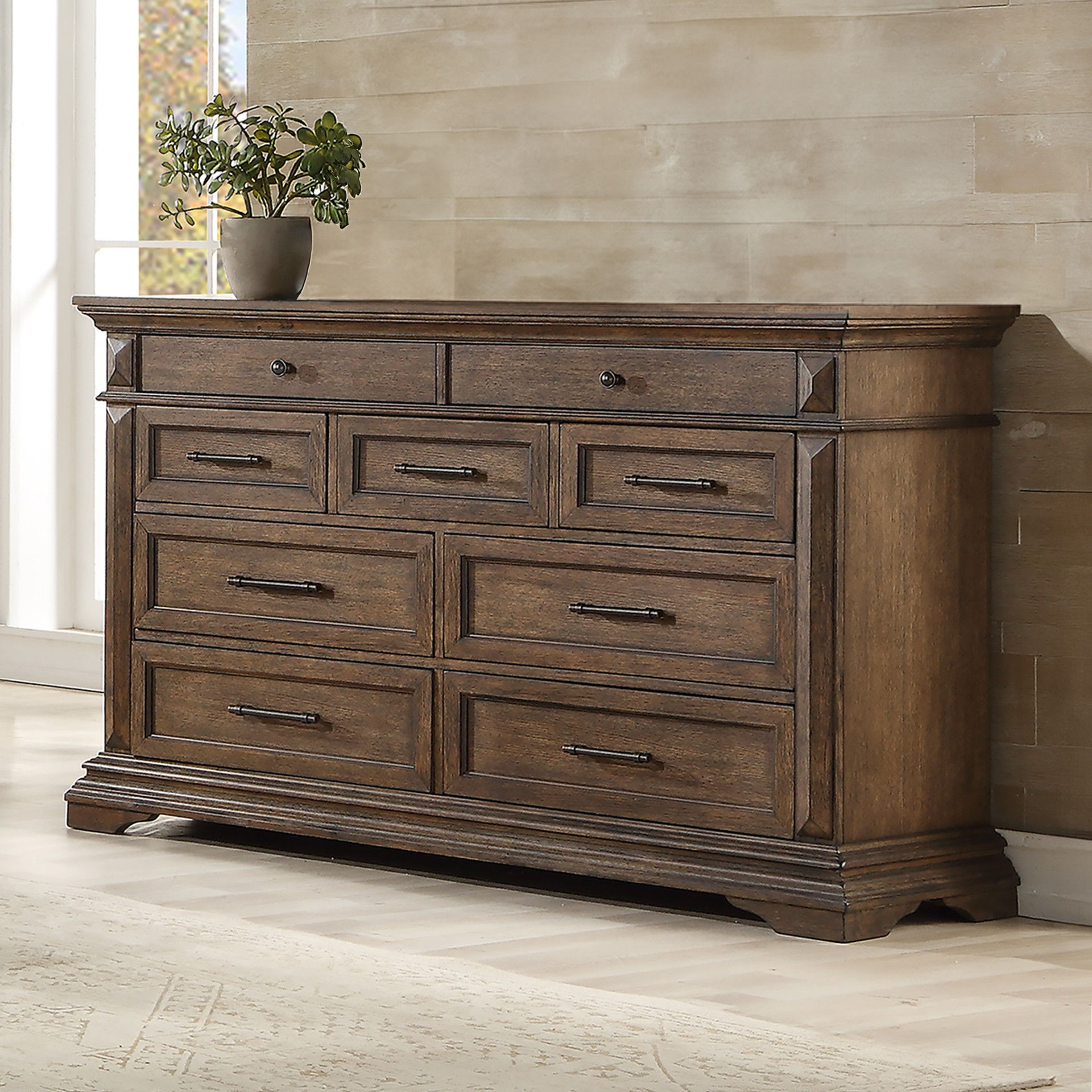 Mar Vista - Dresser - Walnut, dark brown, view 8