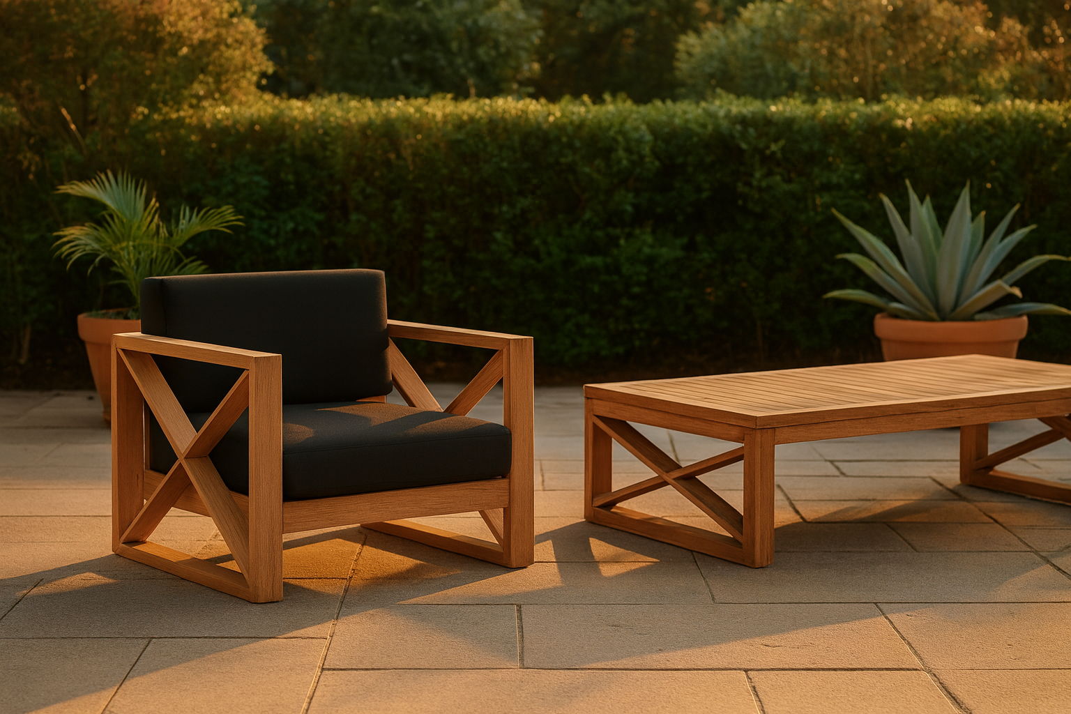 Anguilla - Water Resistant Outdoor Chair - Black