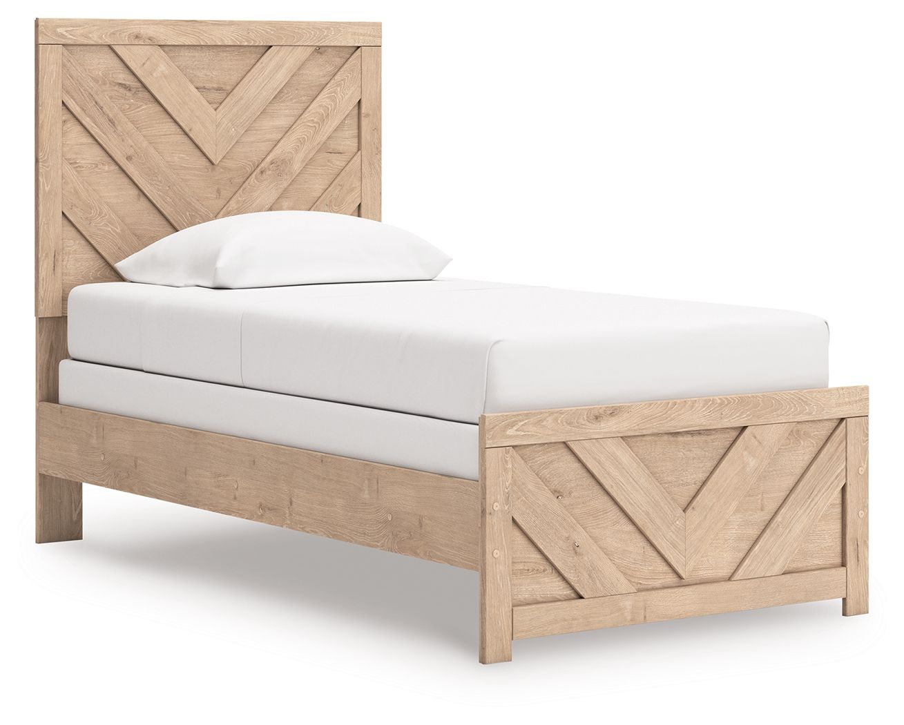 Ashley Sanginlane - Tan - Twin Panel Bed