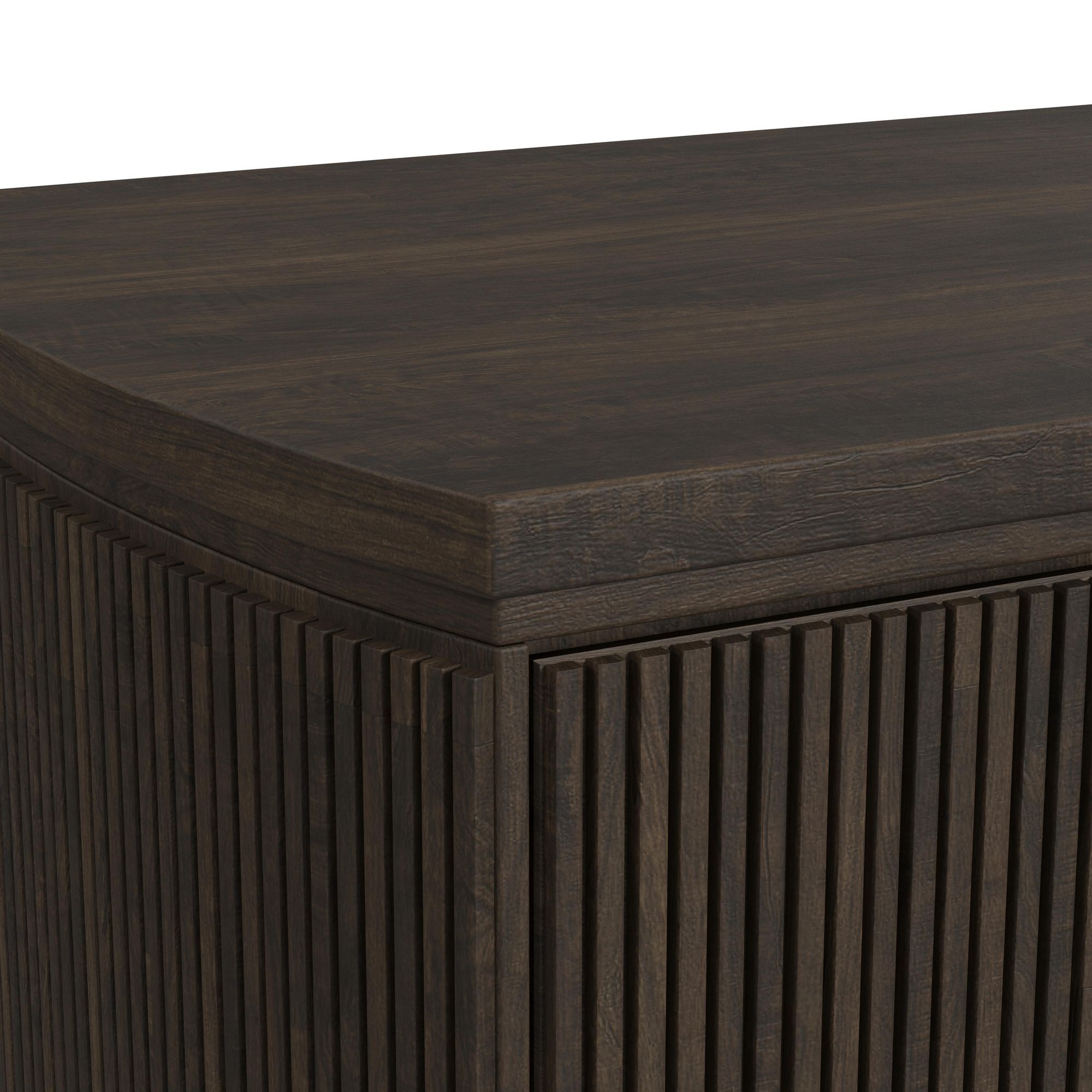 Sylvie - Dresser & Mirror - Dark Brown