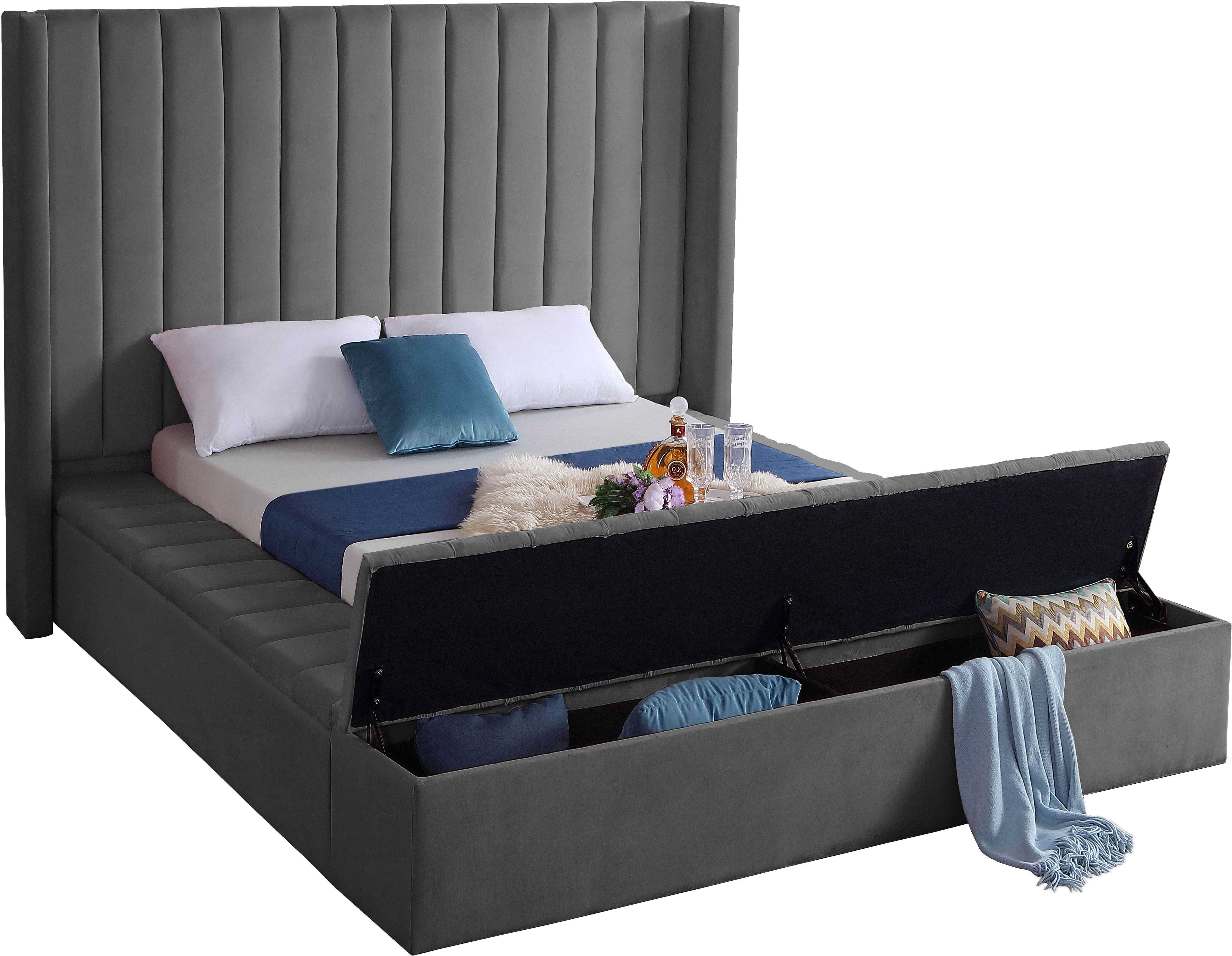Kiki - Full Bed - Gray